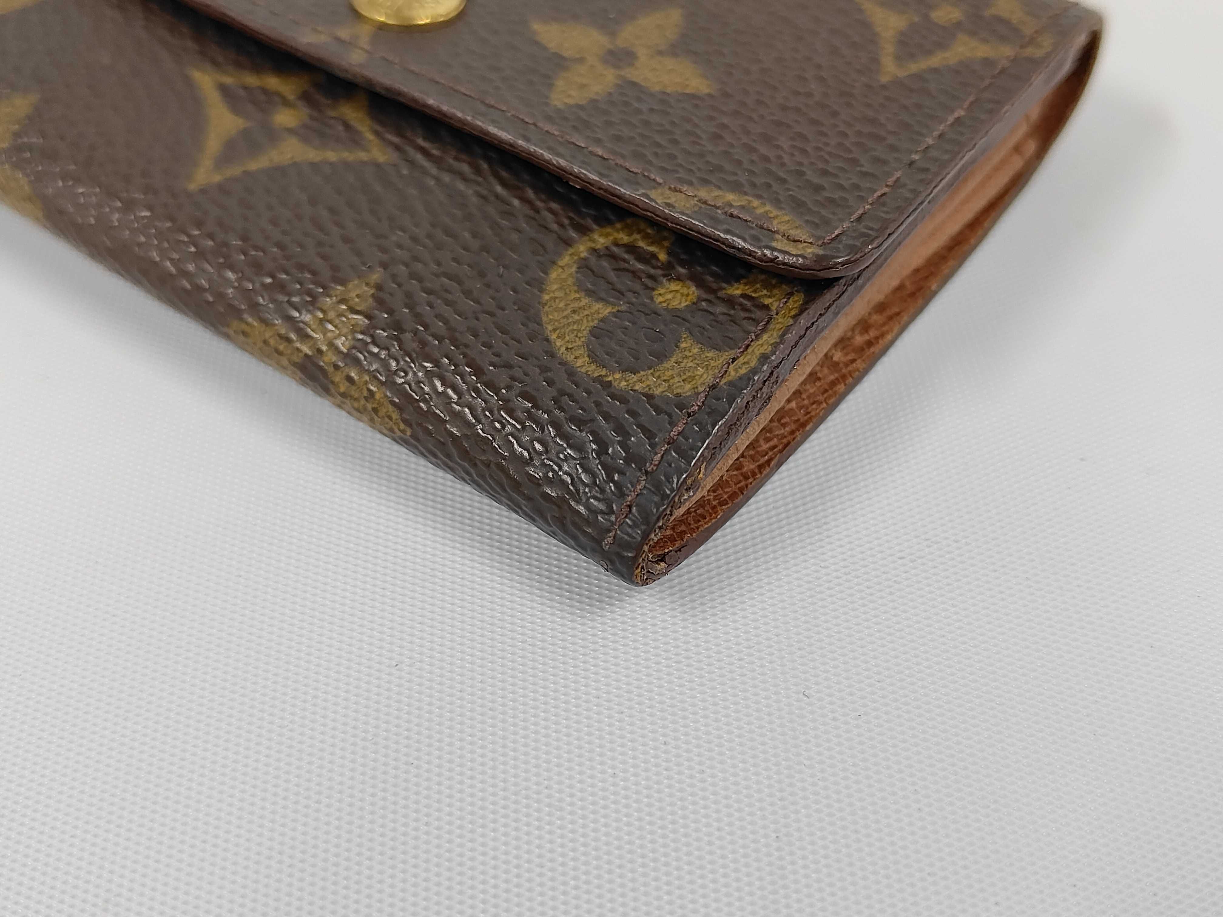 Monogram Skin Leather Coin Case — view 4