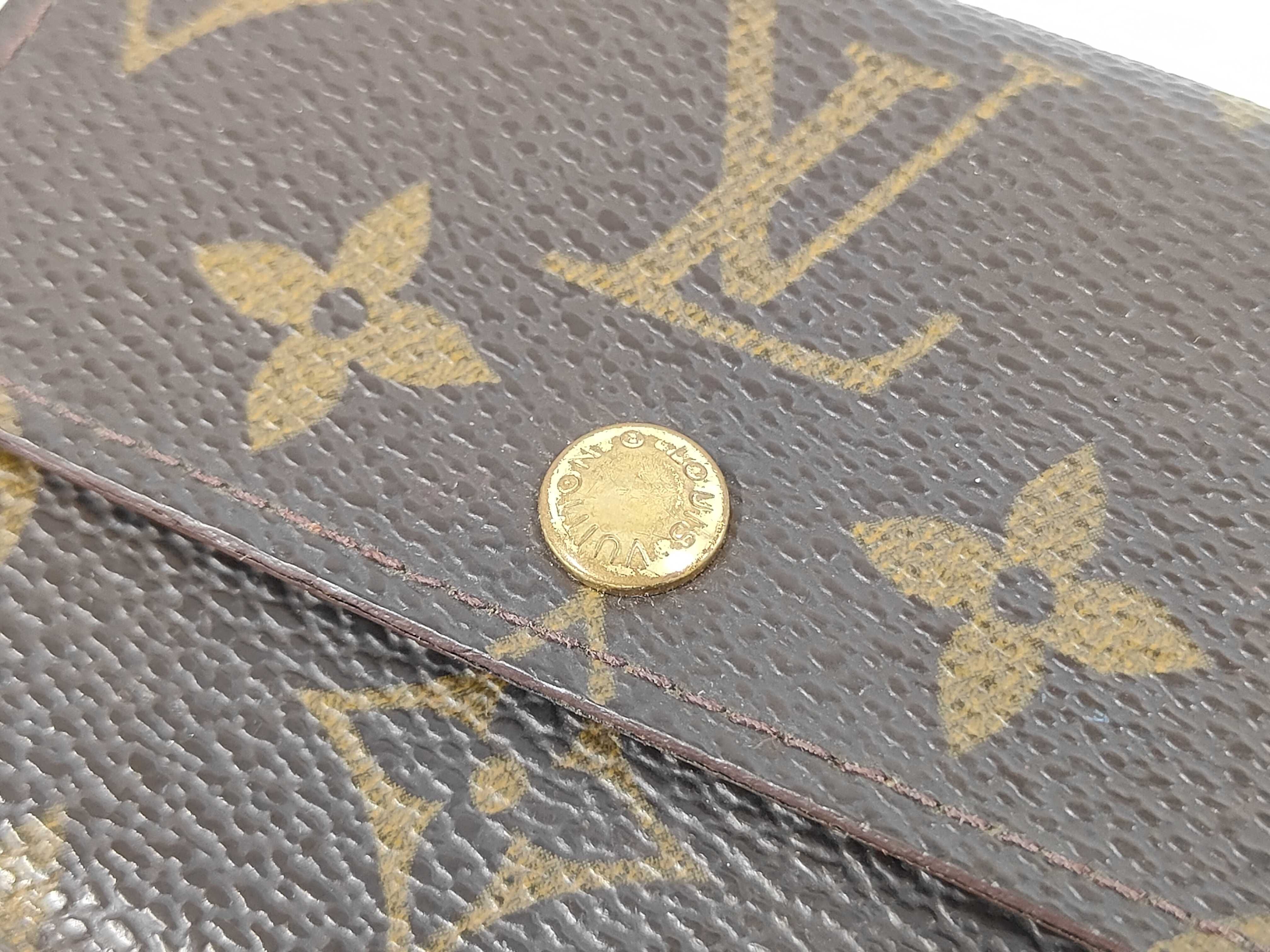 Monogram Skin Leather Coin Case — view 5