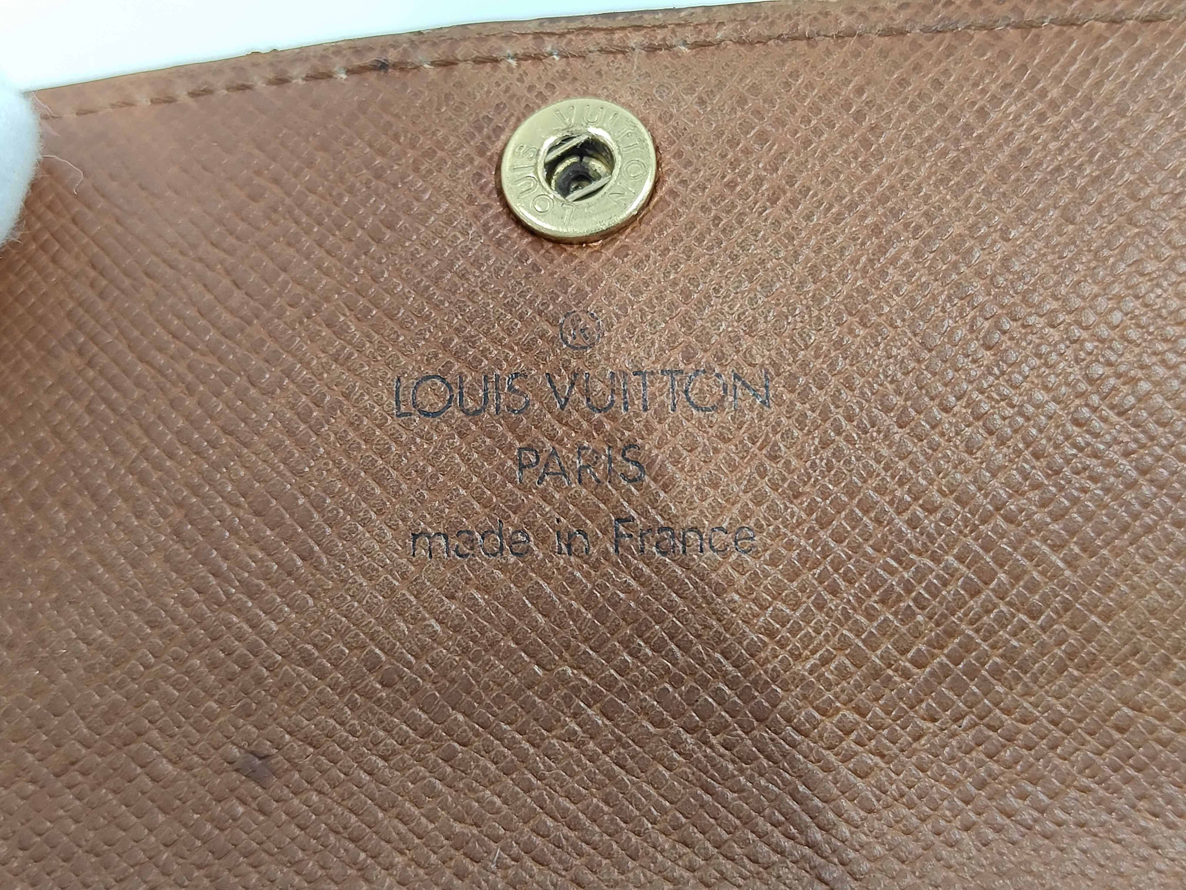 Monogram Skin Leather Coin Case — view 7