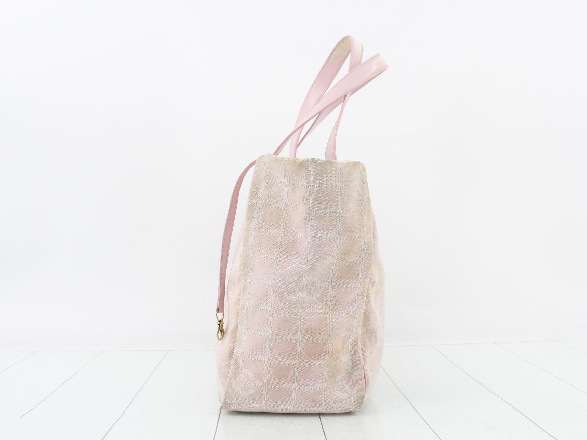 New Travel Line Tote Bag (Pink) — view 4