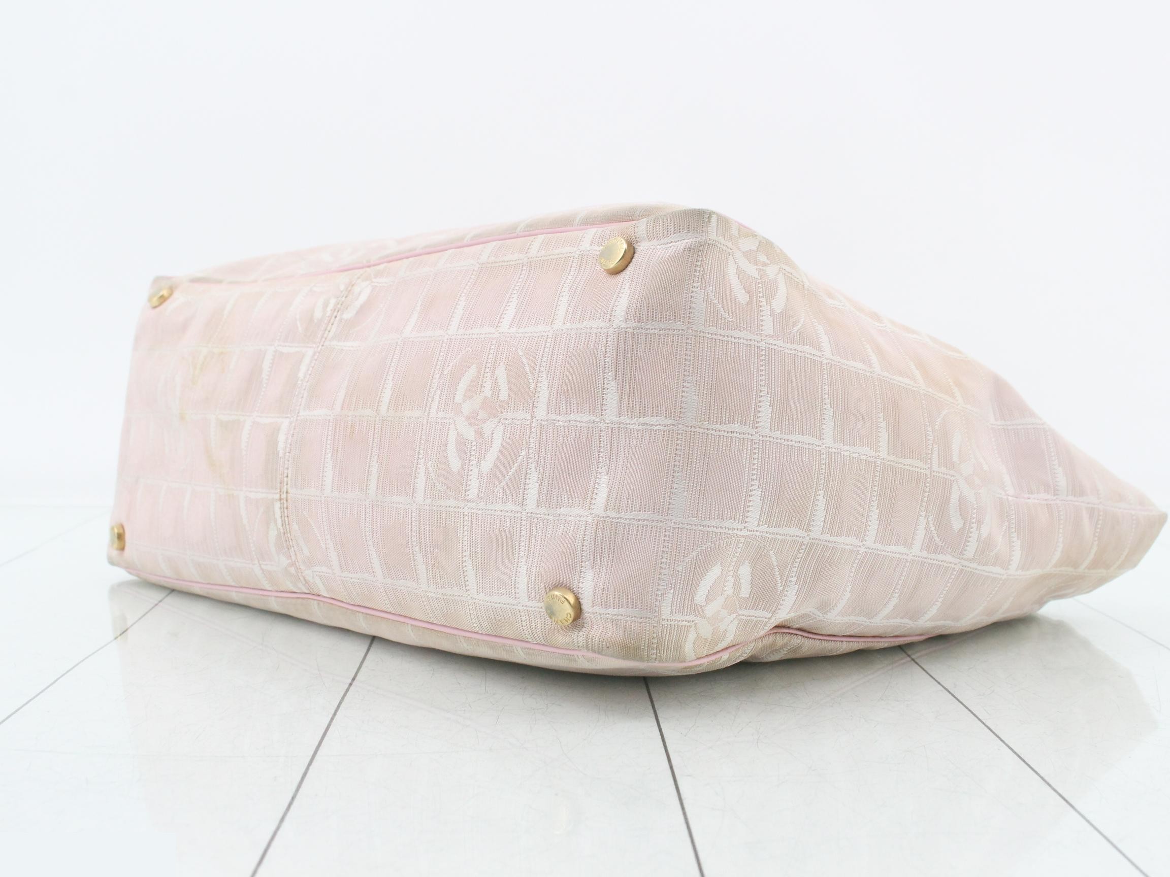 New Travel Line Tote Bag (Pink) — view 6