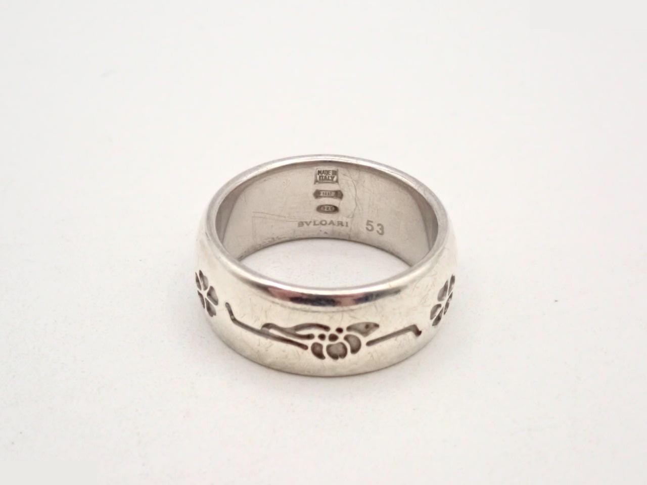 Save the Children logo, sterling silver (925), ring, Bulgari. — view 2
