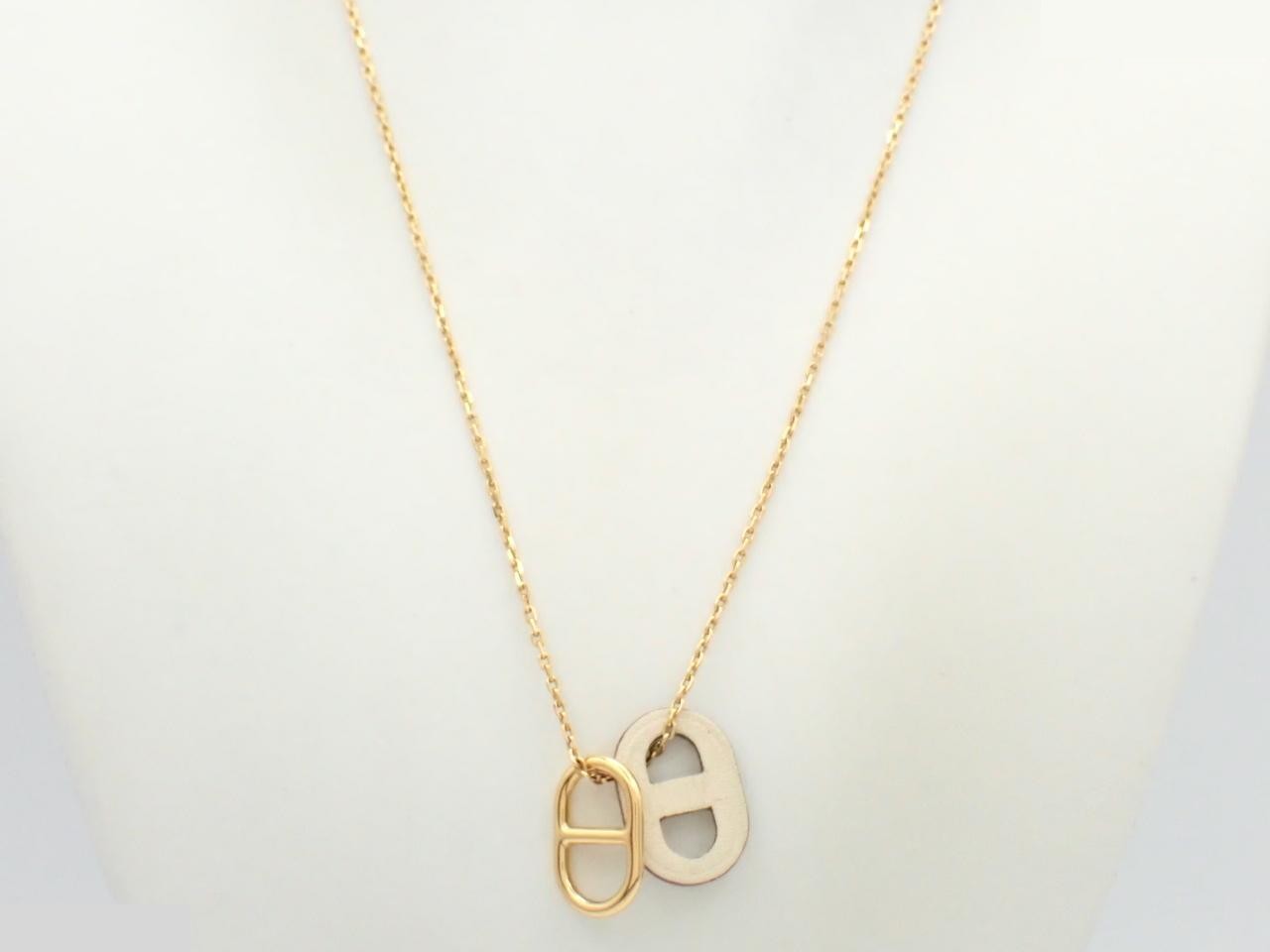 Necklace, "Chaine d'Ancre" design, chain approximately 48cm. — view 3