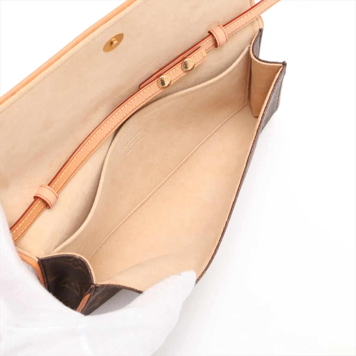 Monogram Pochette Twin GM M51852 FL1001 Brown — view 6