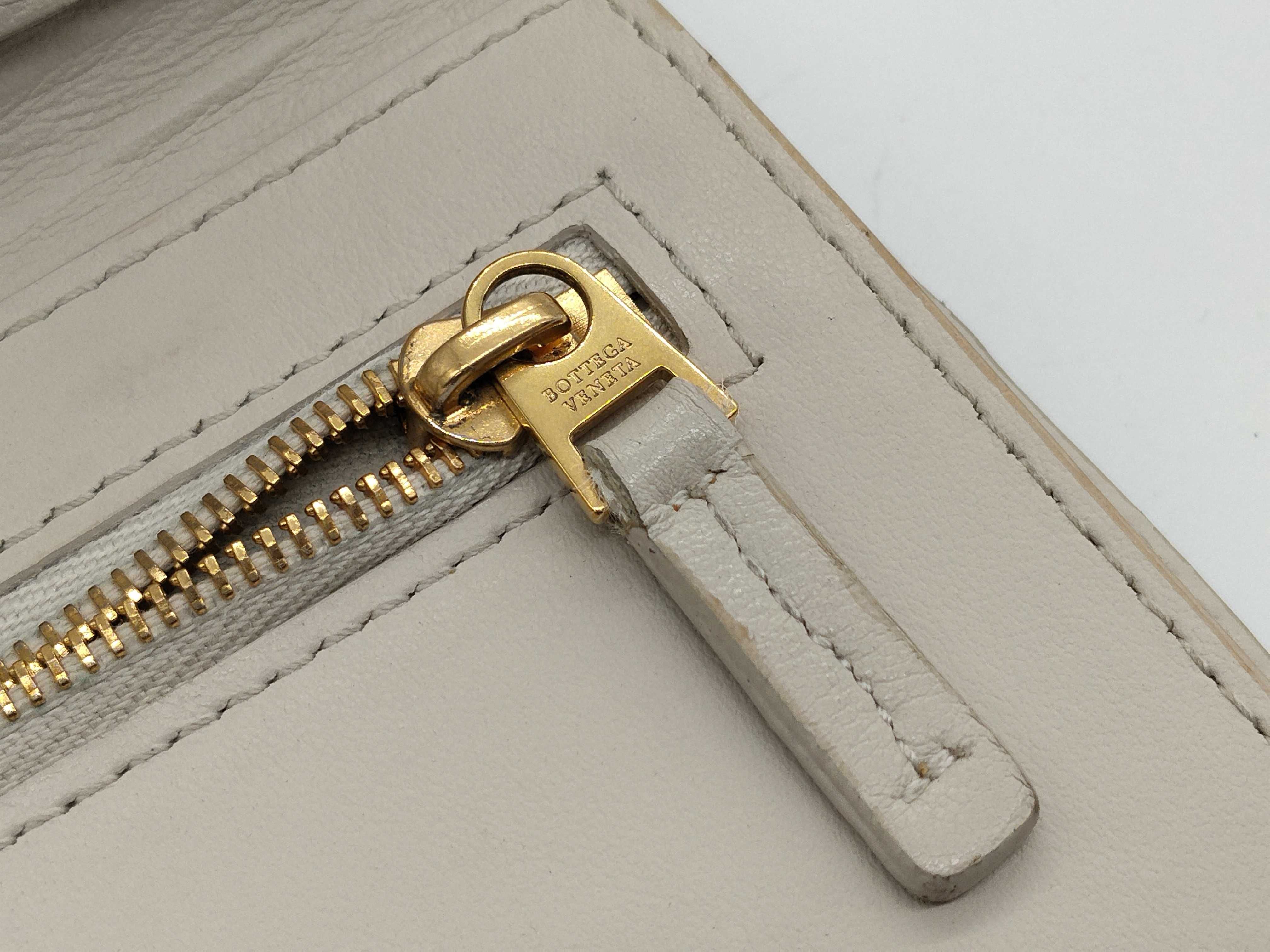 Padded Maxi Intrecciato Flap Wallet Compact Wallet — view 9