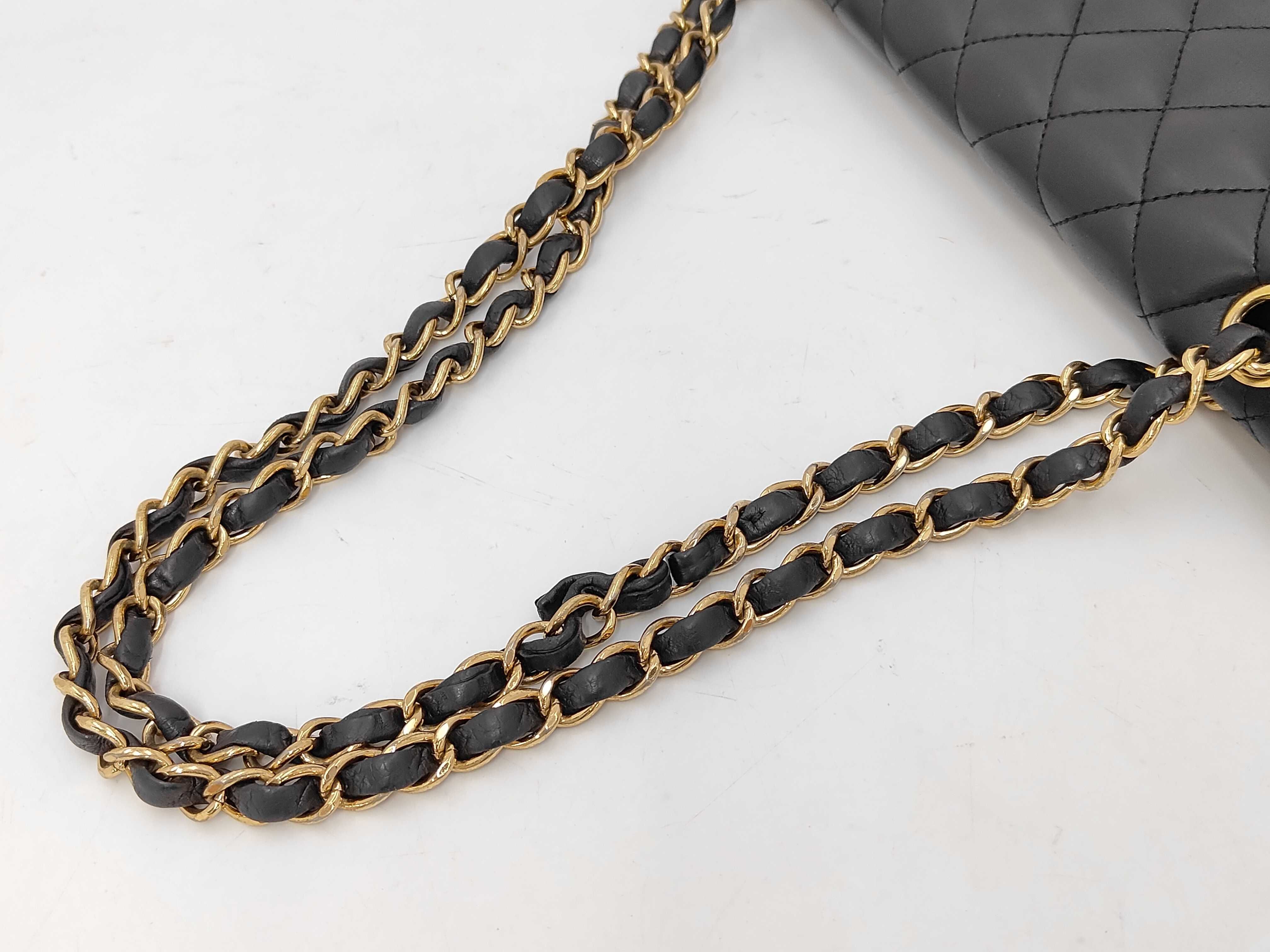 Matelassé Lambskin Classic Flap Chain Shoulder Bag (with seal, serial number 14) — view 3