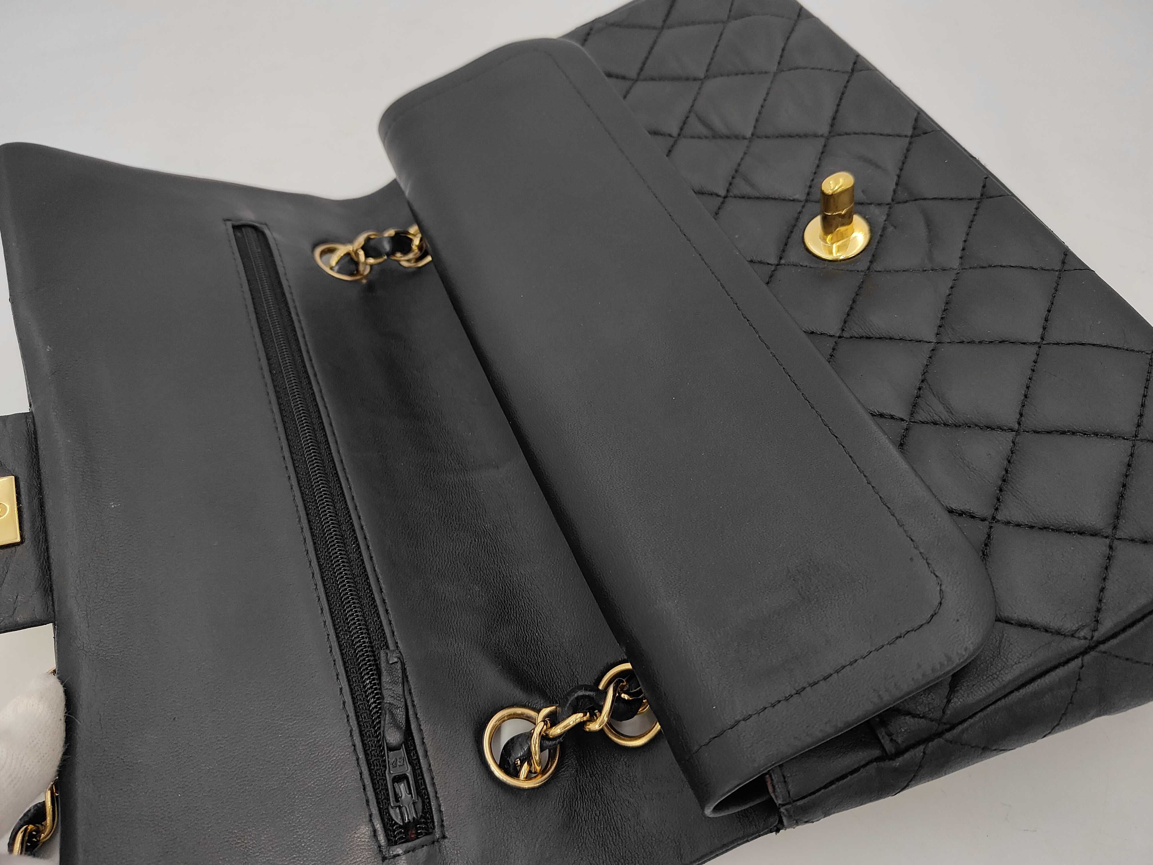 Matelassé Lambskin Classic Flap Chain Shoulder Bag (with seal, serial number 14) — view 6