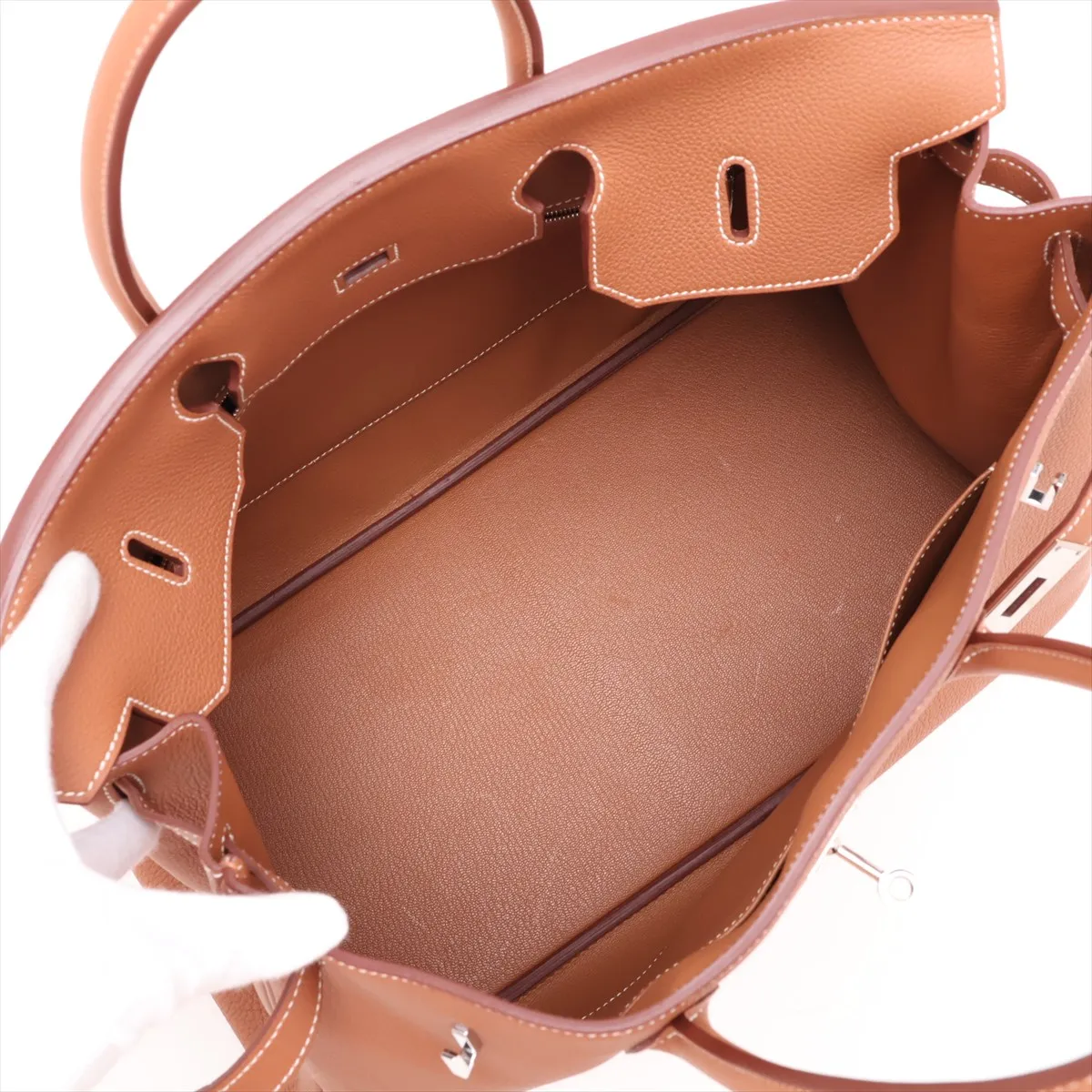 [Individually packaged] Hermes Birkin 40 Retourne Togo Gold Silver Hardware K: 2025 — view 7