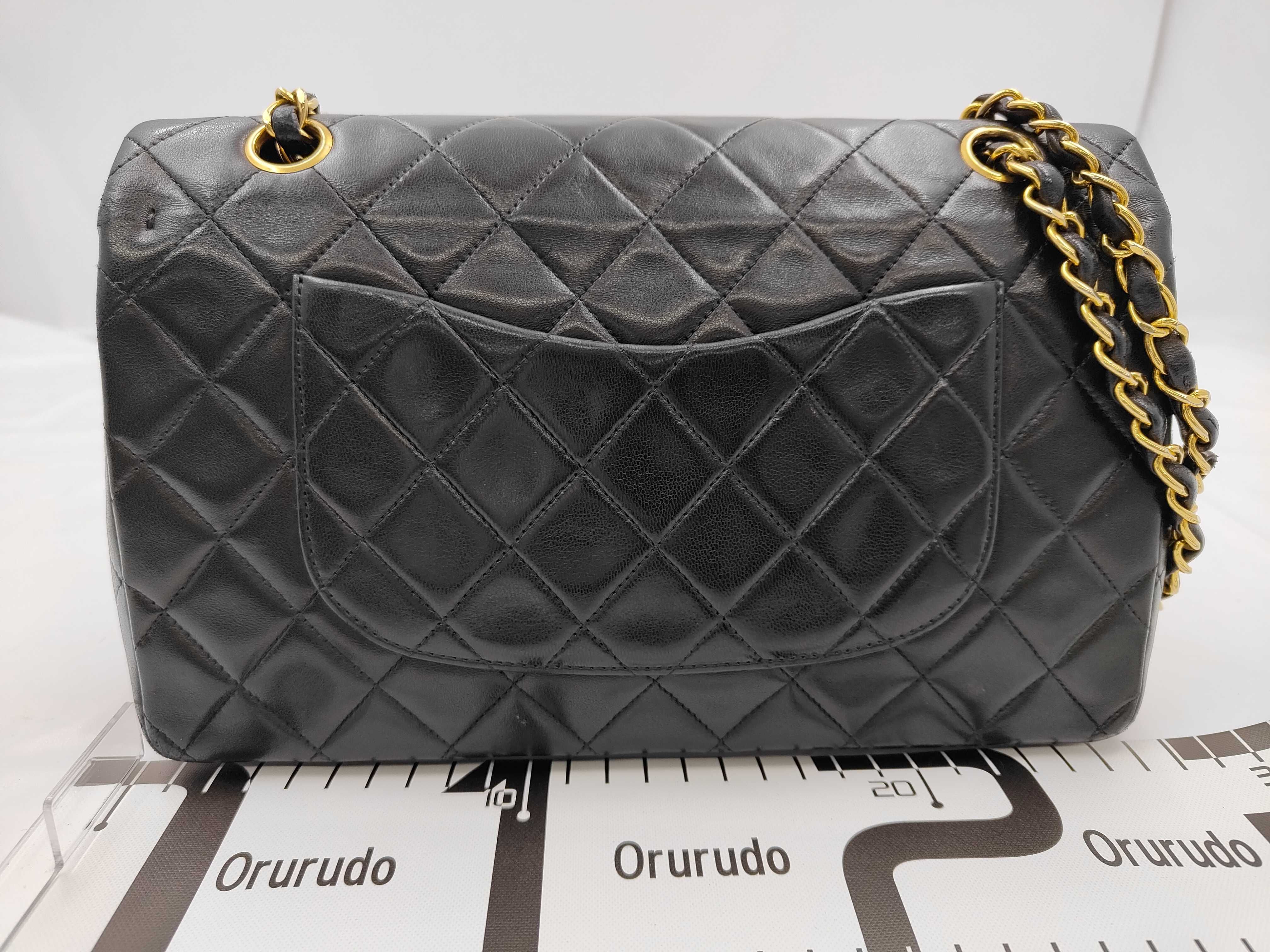 Matelassé 25 Double Flap Double Chain Lambskin Shoulder Bag — view 2