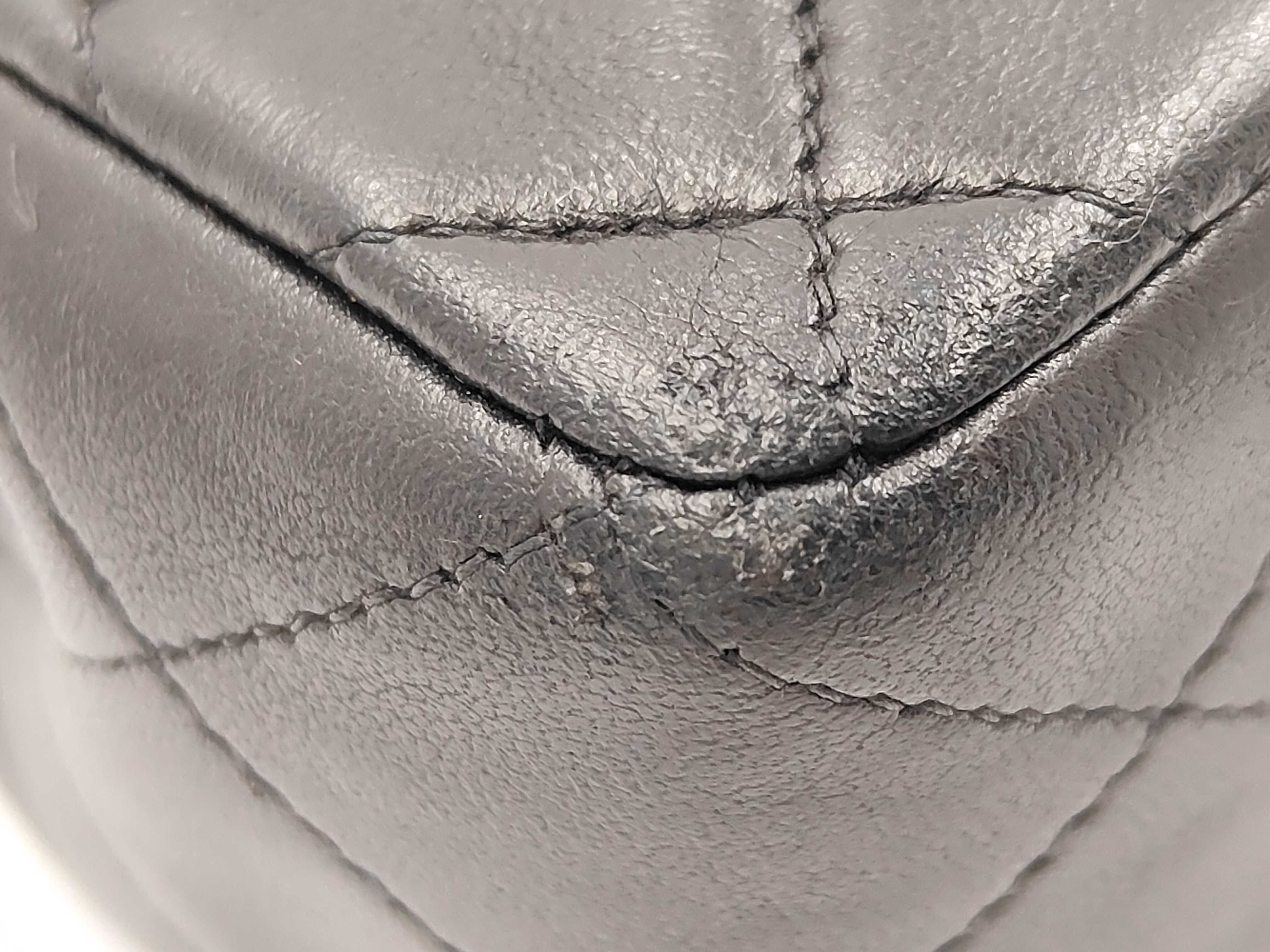 Matelassé 25 Double Flap Double Chain Lambskin Shoulder Bag — view 5