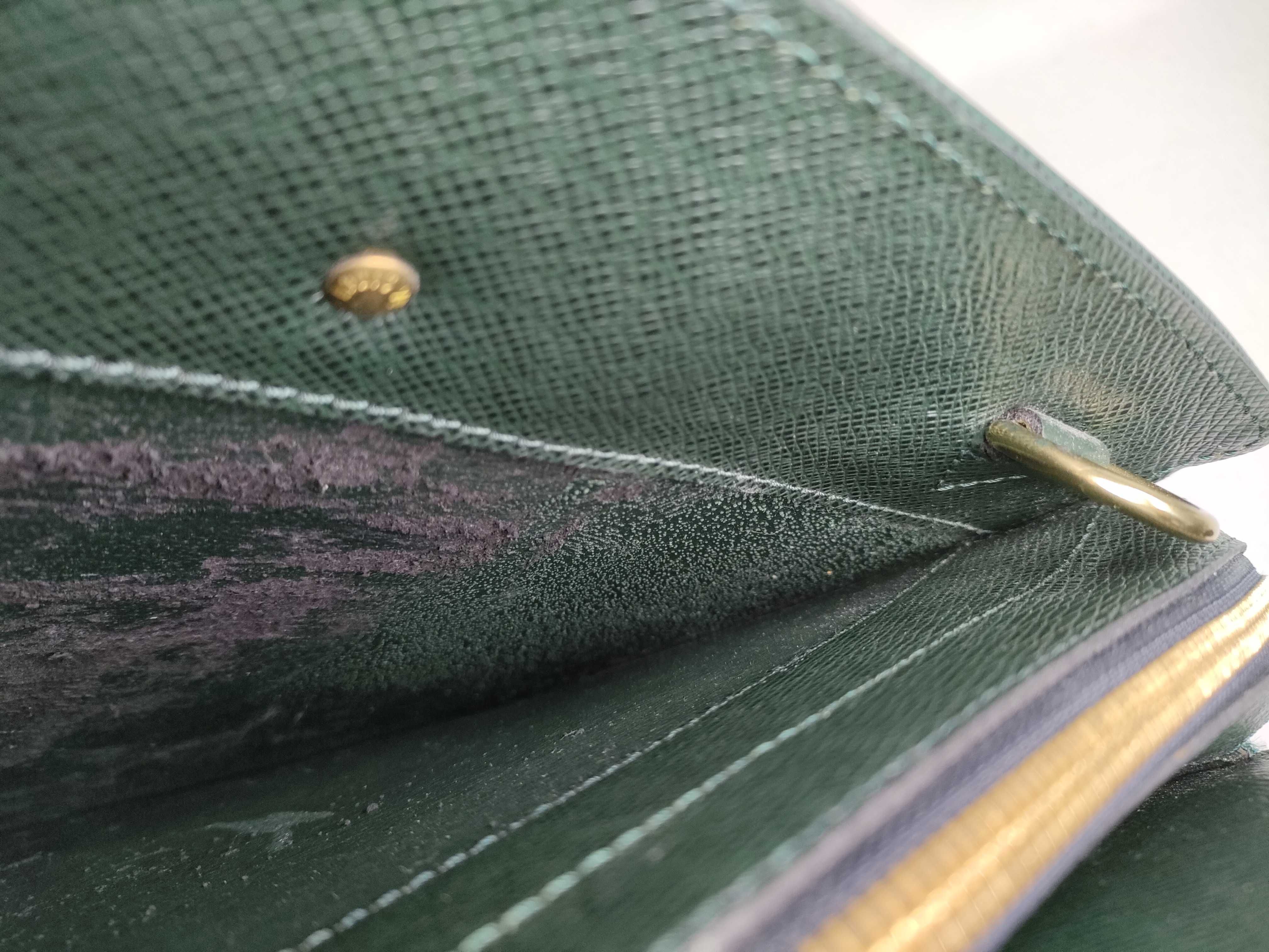 Taiga Leather Bag, Portedocument Rosan M30054, Serial number unclear, sticky interior pocket, business bag. — view 9