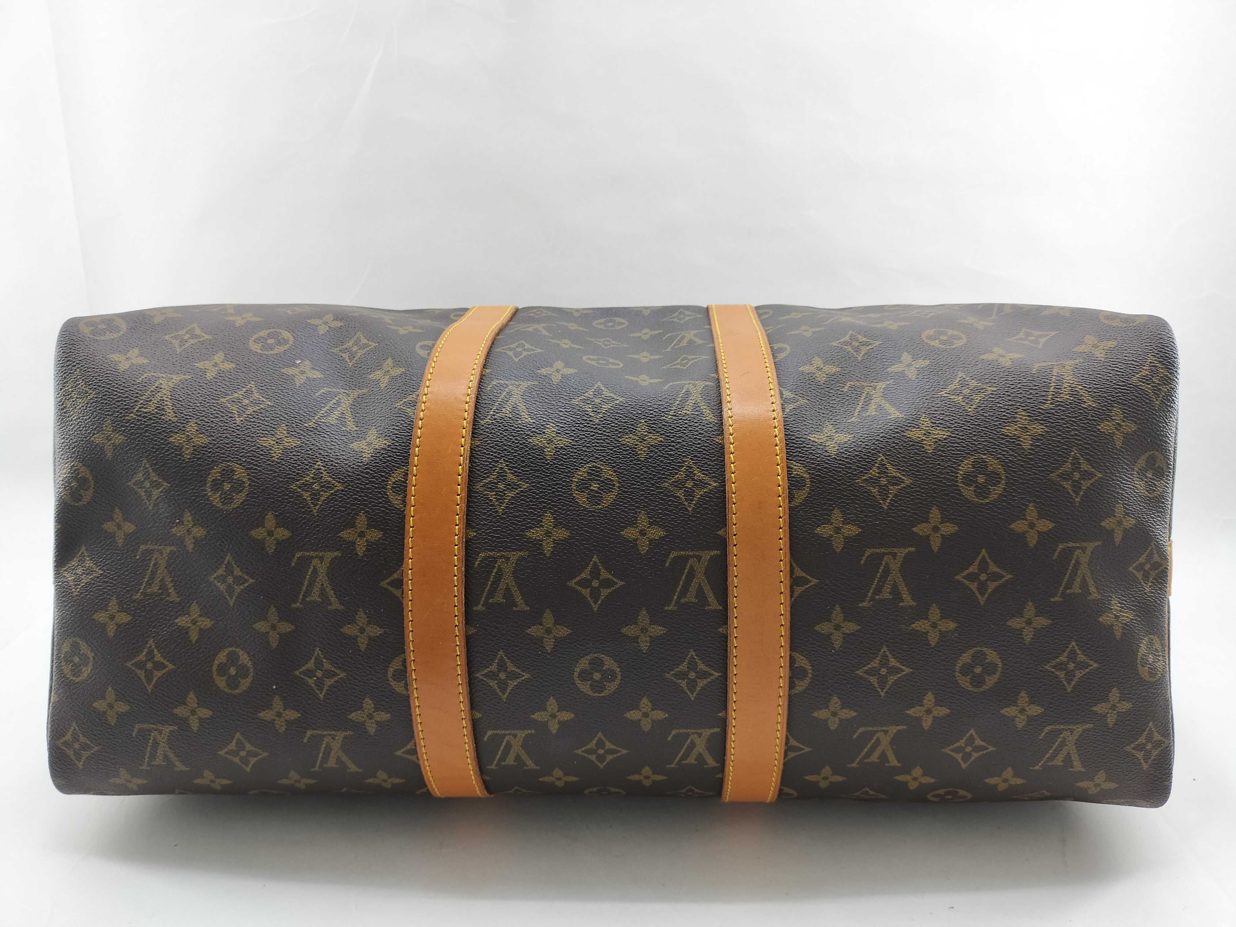 Monogram Keepall 50 Bandoulière Boston Bag — view 9