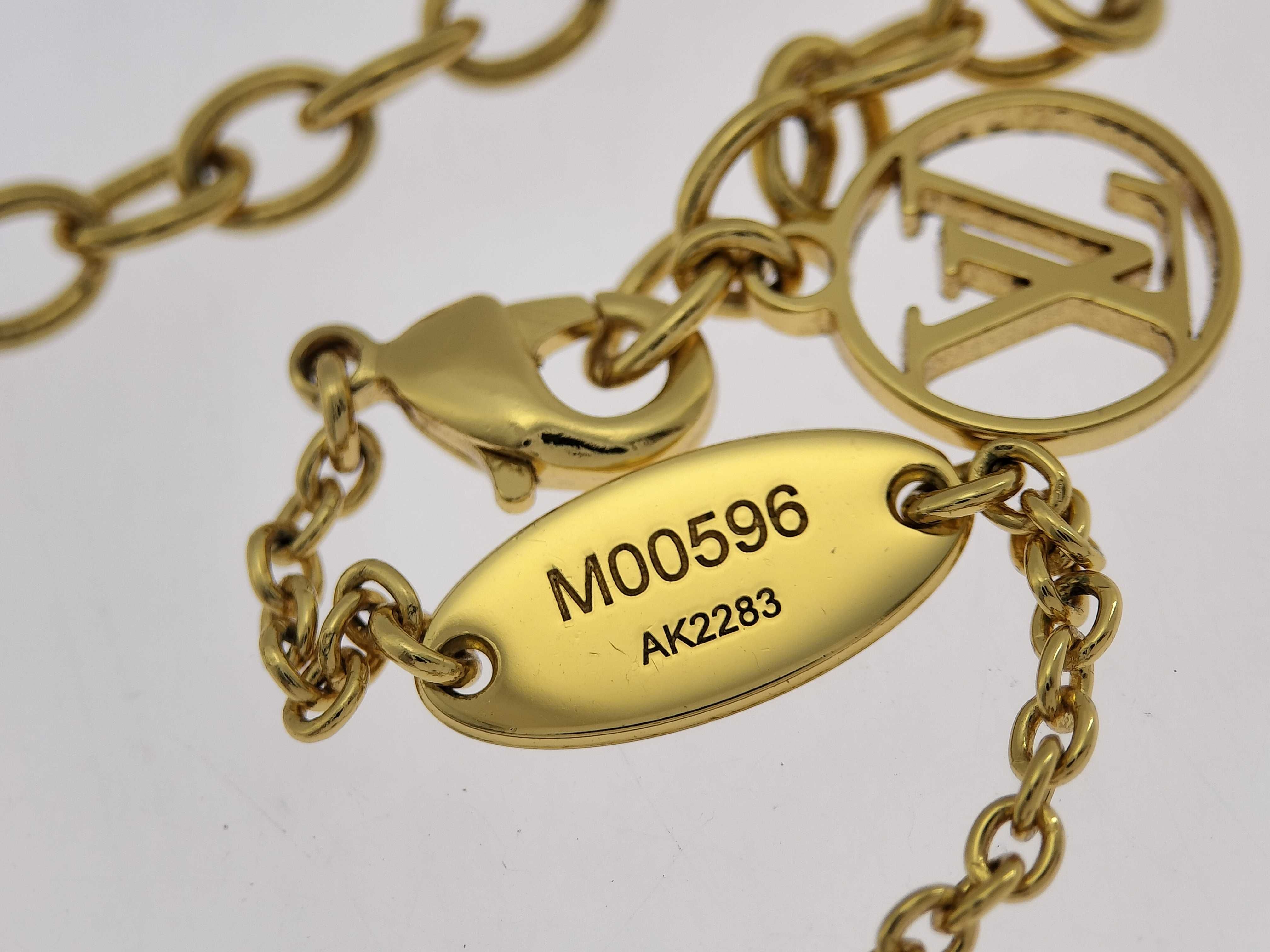 M00596 Collier Iconic Necklace GP x Rhinestone Gold Necklace — view 6