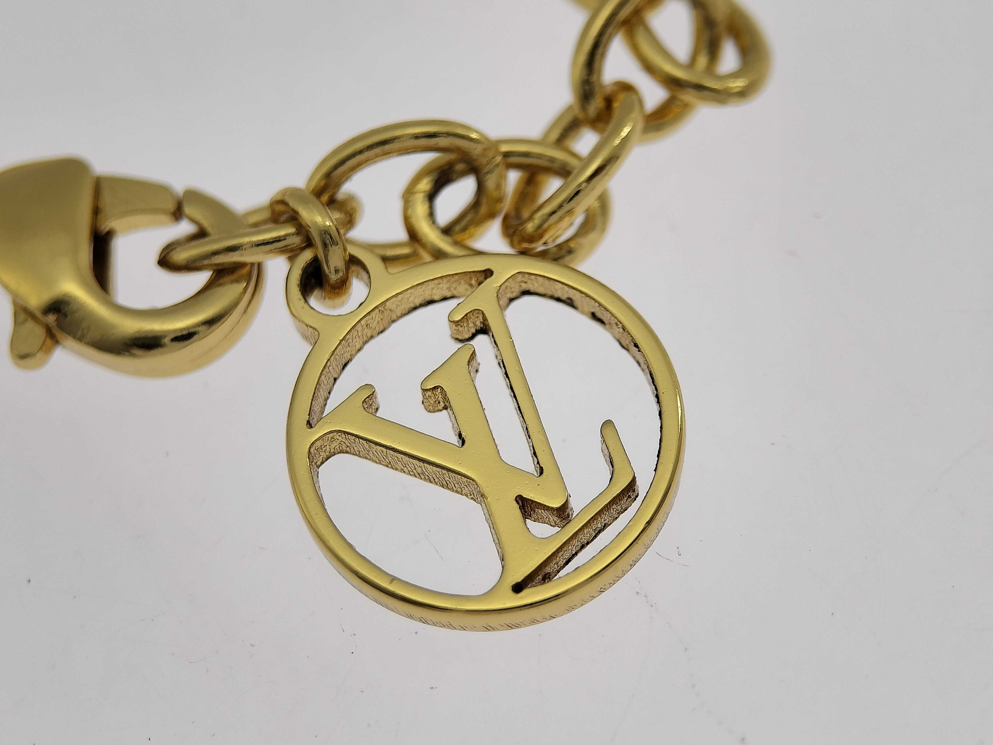 M00596 Collier Iconic Necklace GP x Rhinestone Gold Necklace — view 9