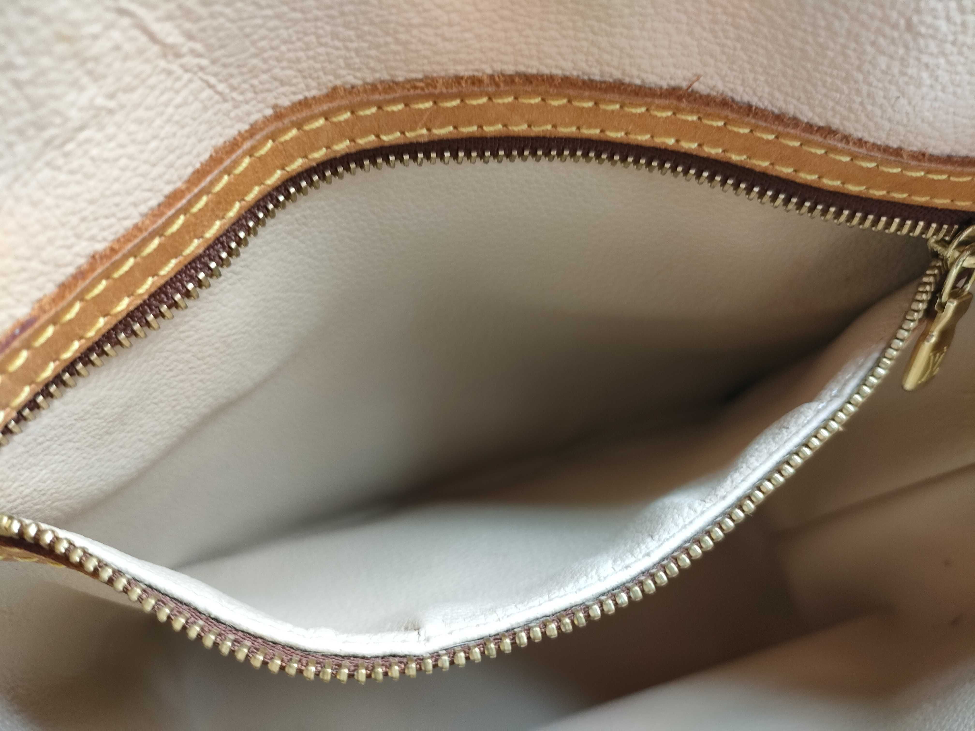 Monogram Vuitton Petit Bucket Tote Bag — view 11