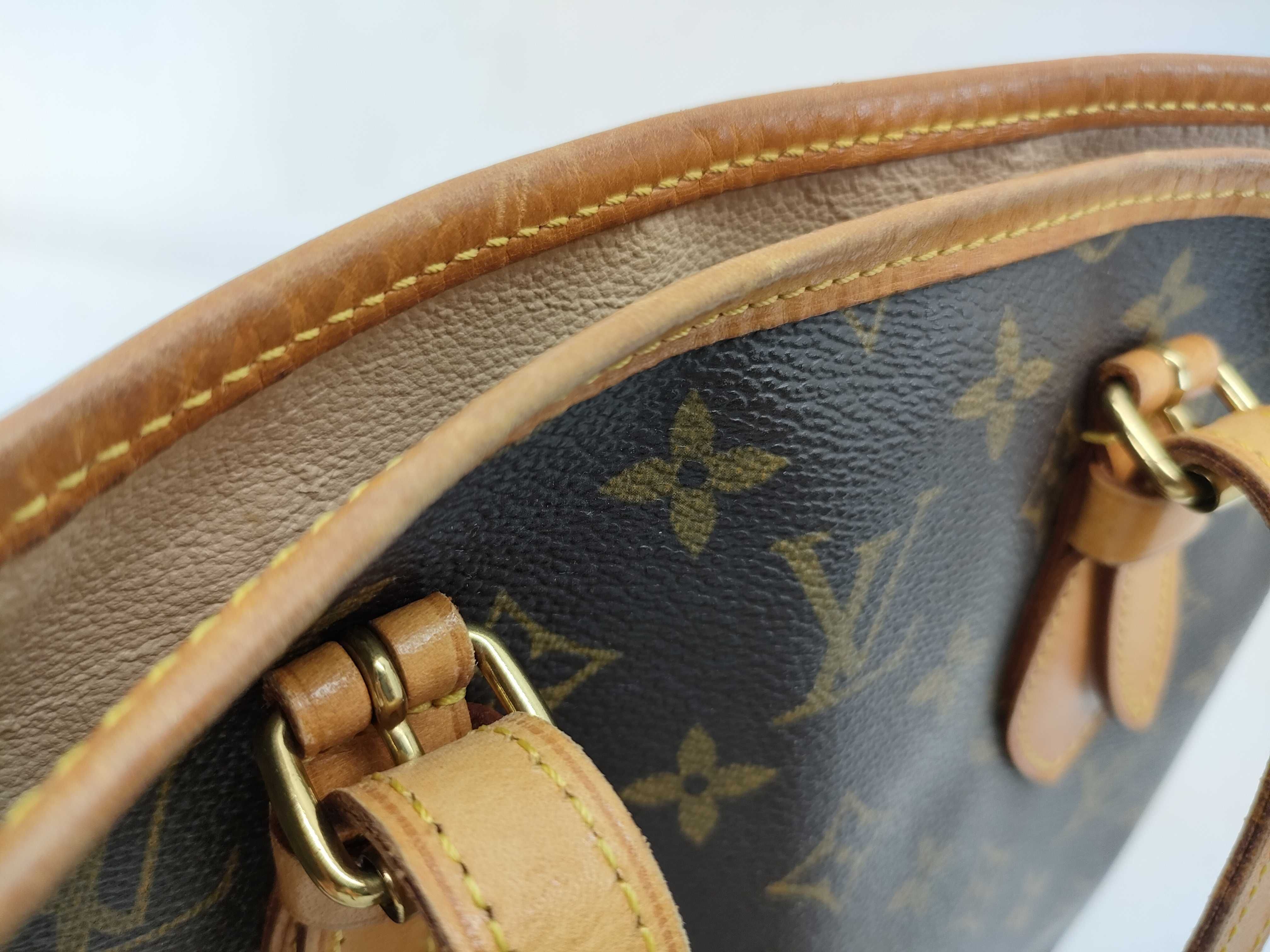 Monogram Vuitton Petit Bucket Tote Bag — view 8