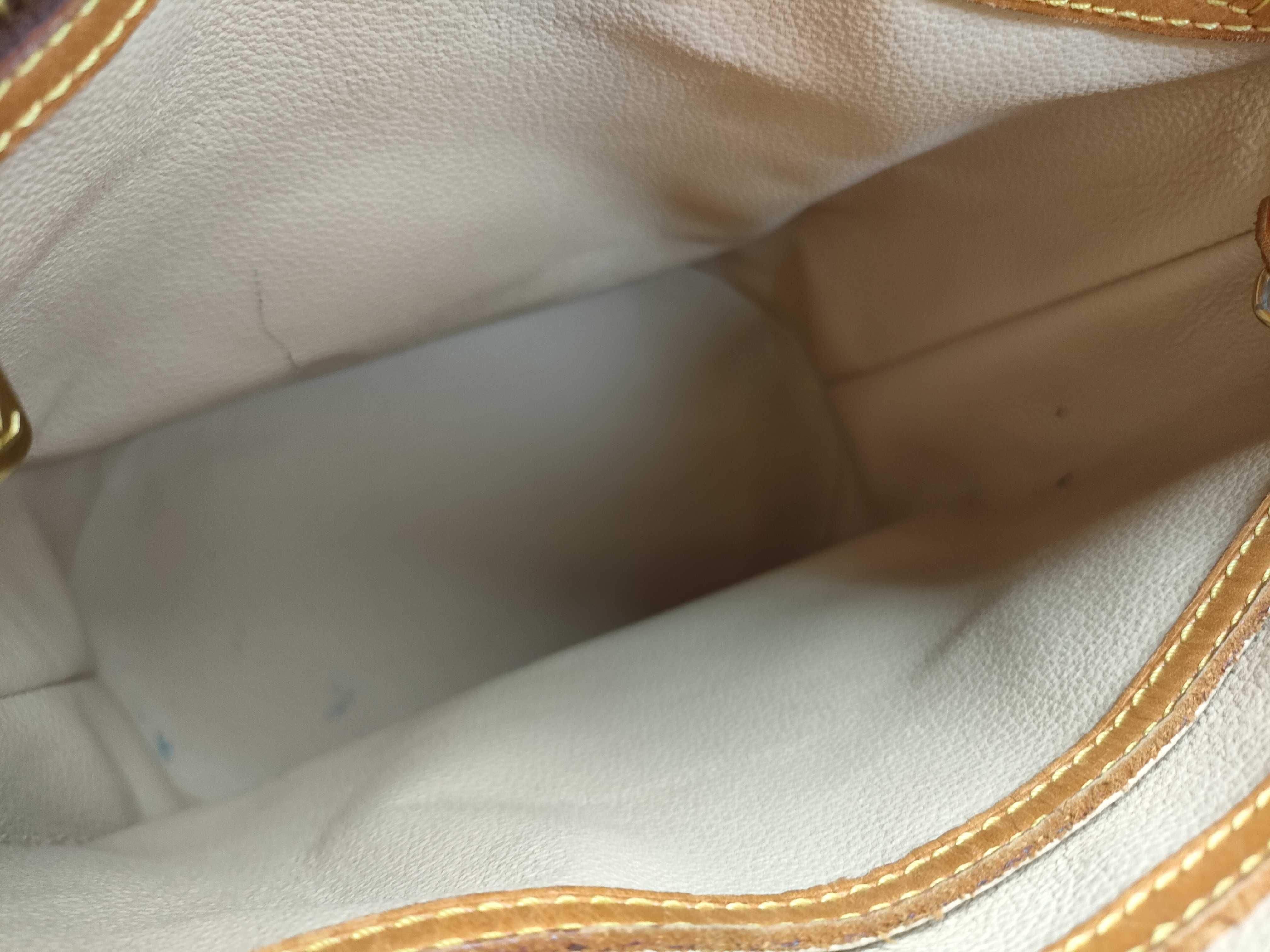 Monogram Vuitton Petit Bucket Tote Bag — view 9