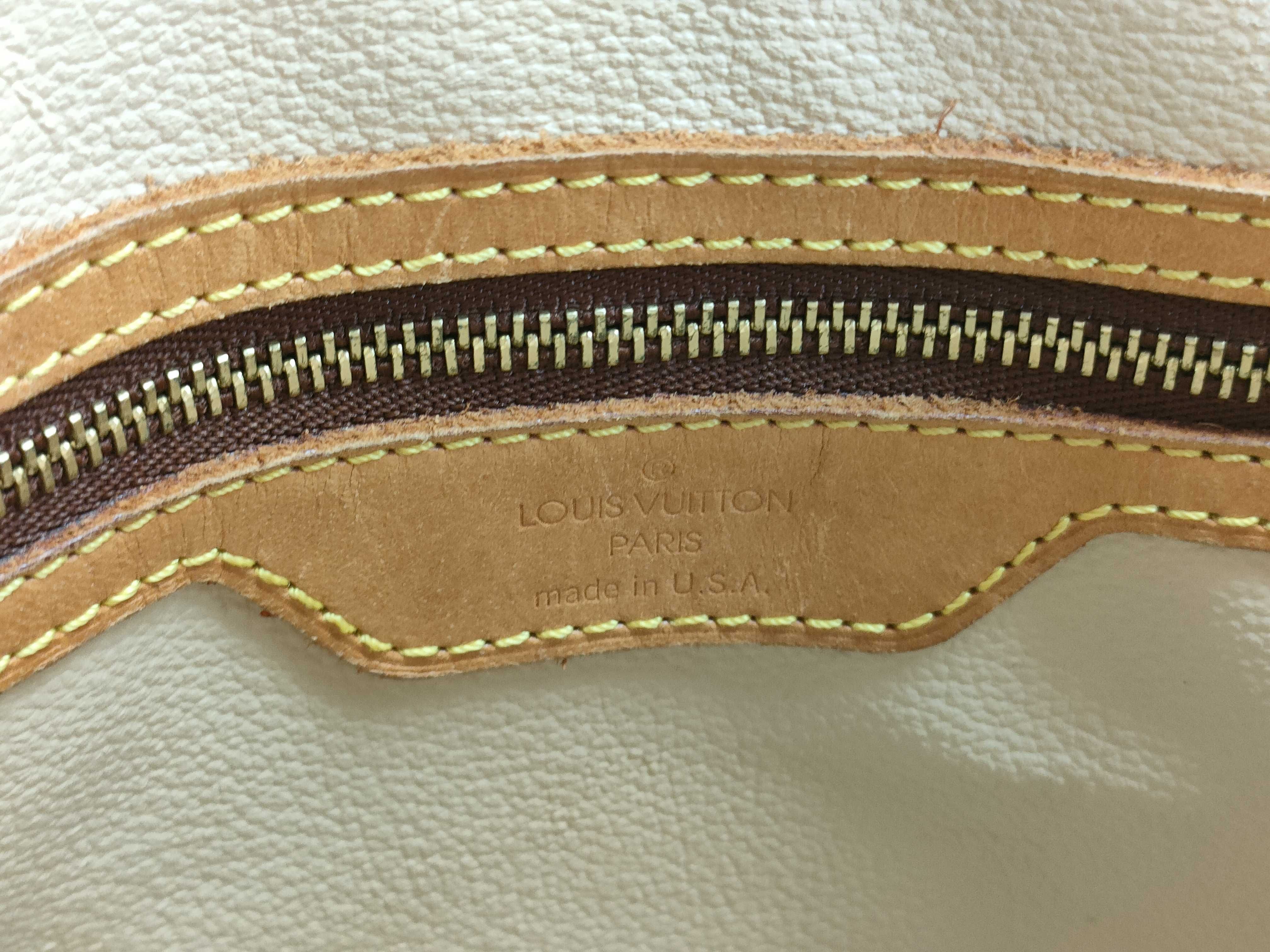 Monogram Vuitton Petit Bucket Tote Bag — view 10