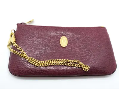 Must Line Pouch Gold Chain Accessory Pouch