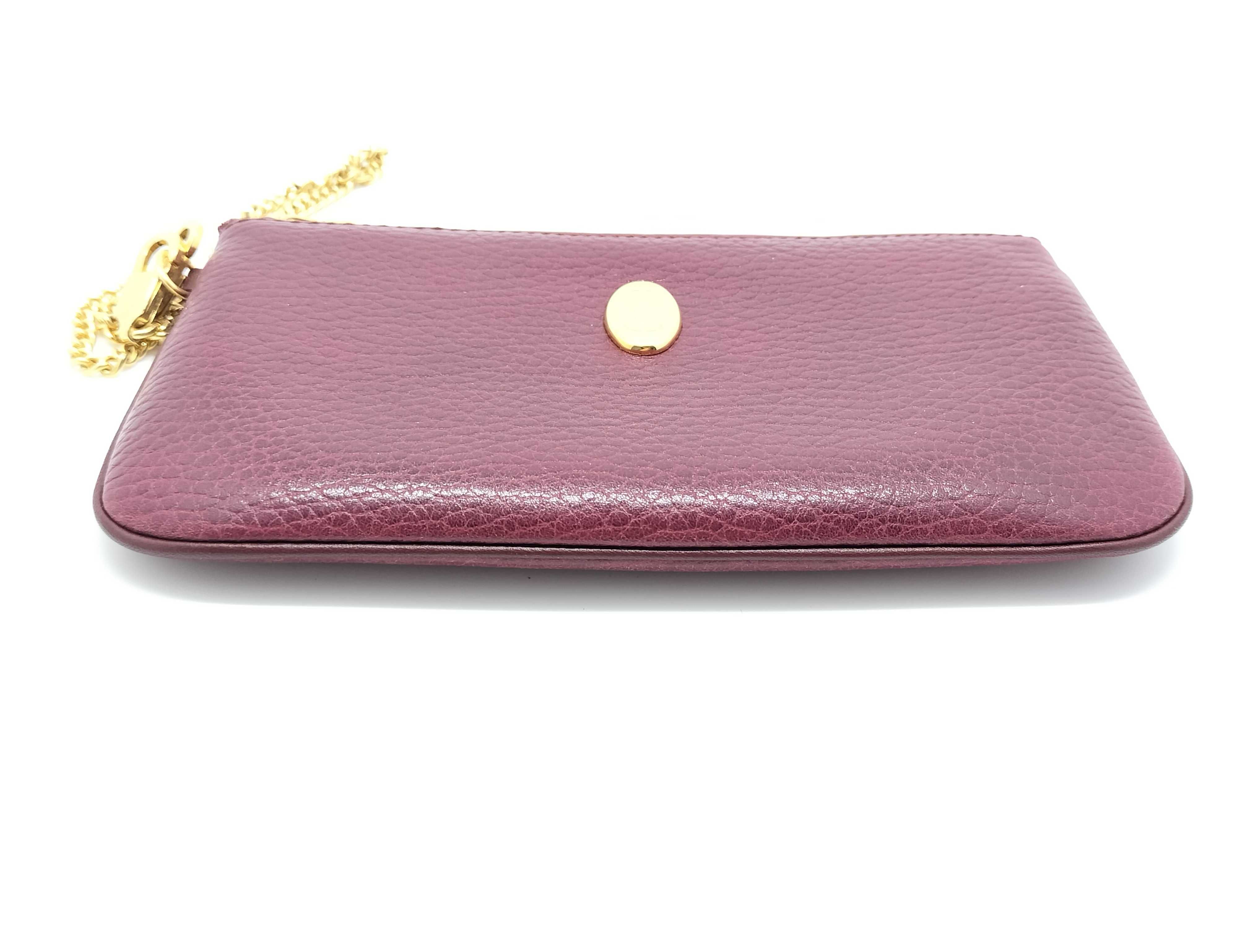 Must Line Pouch Gold Chain Accessory Pouch — view 4