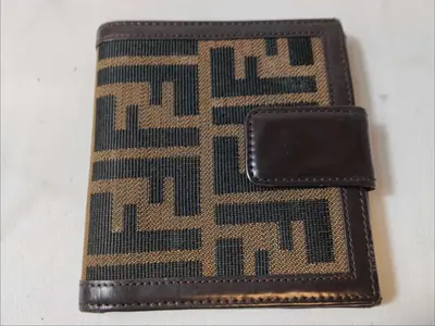 Zucca pattern bi-fold wallet, compact wallet