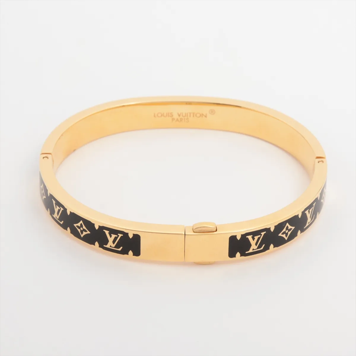 AK0225 Bangle M GP Gold x Black — view 2