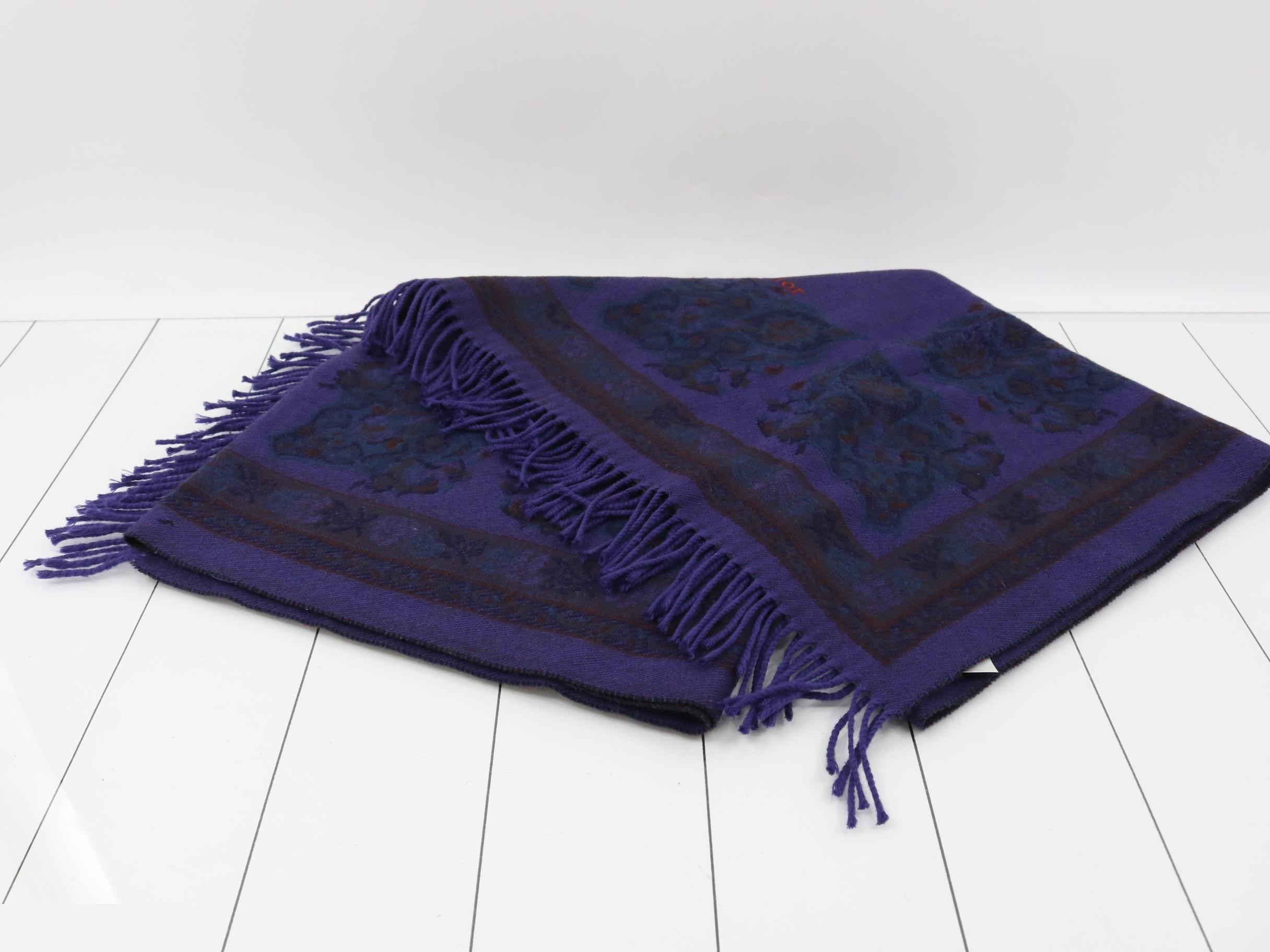 Scarf with logo, purple — view 2