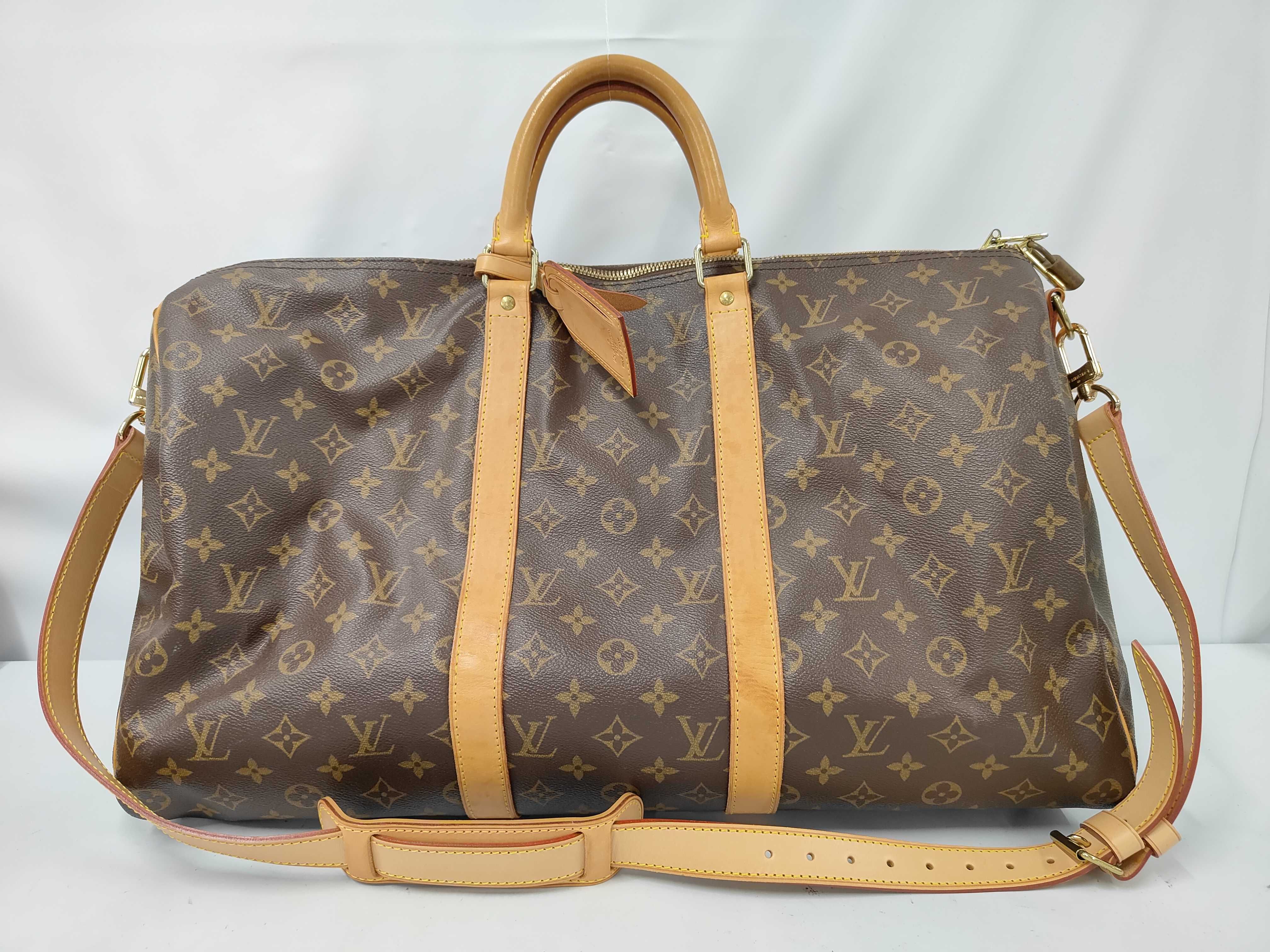 Monogram M41416 Keepall Bandoulière 50 Boston Bag