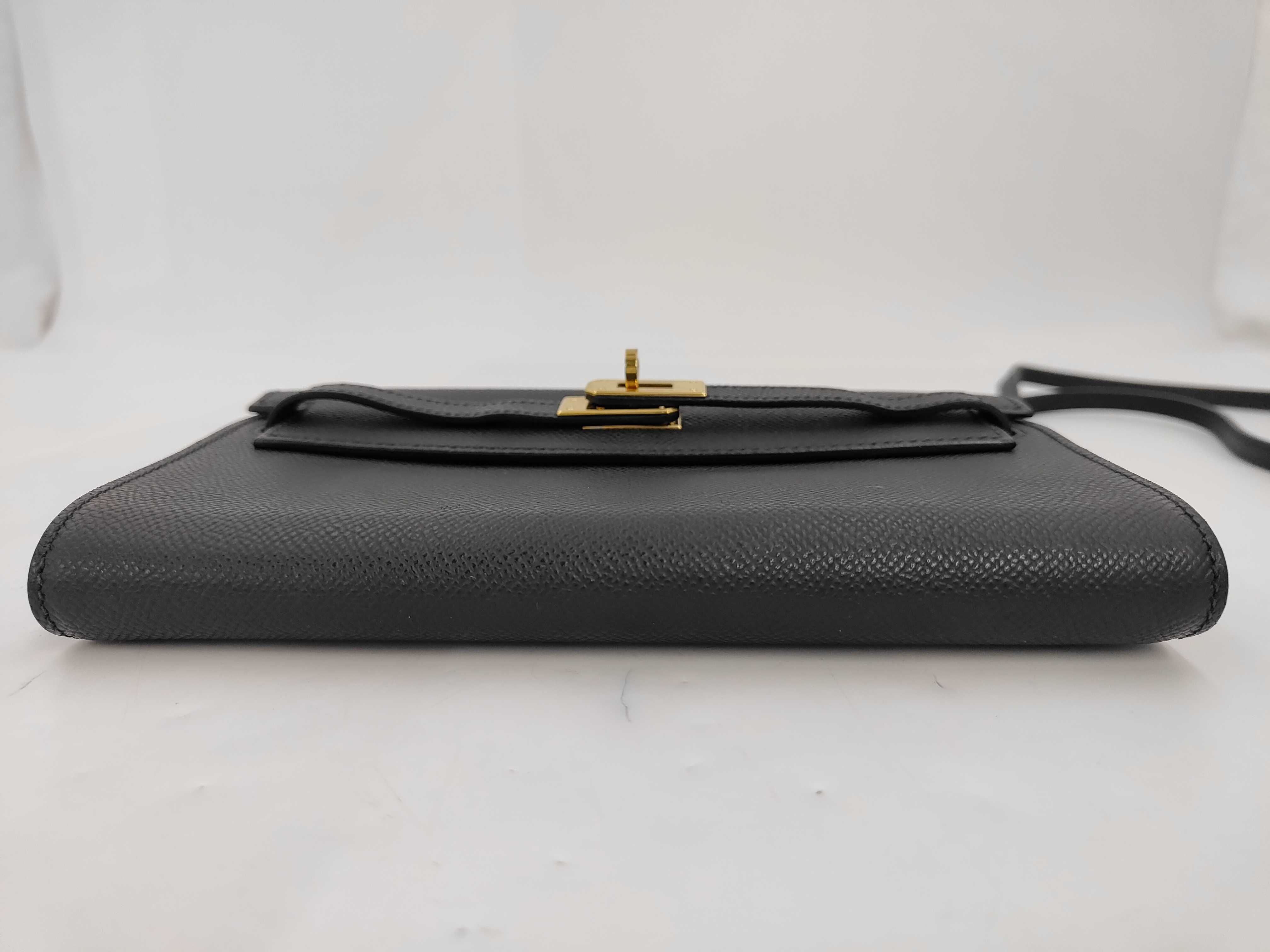 Kelly Long To Go Leather Black Shoulder Bag — view 5