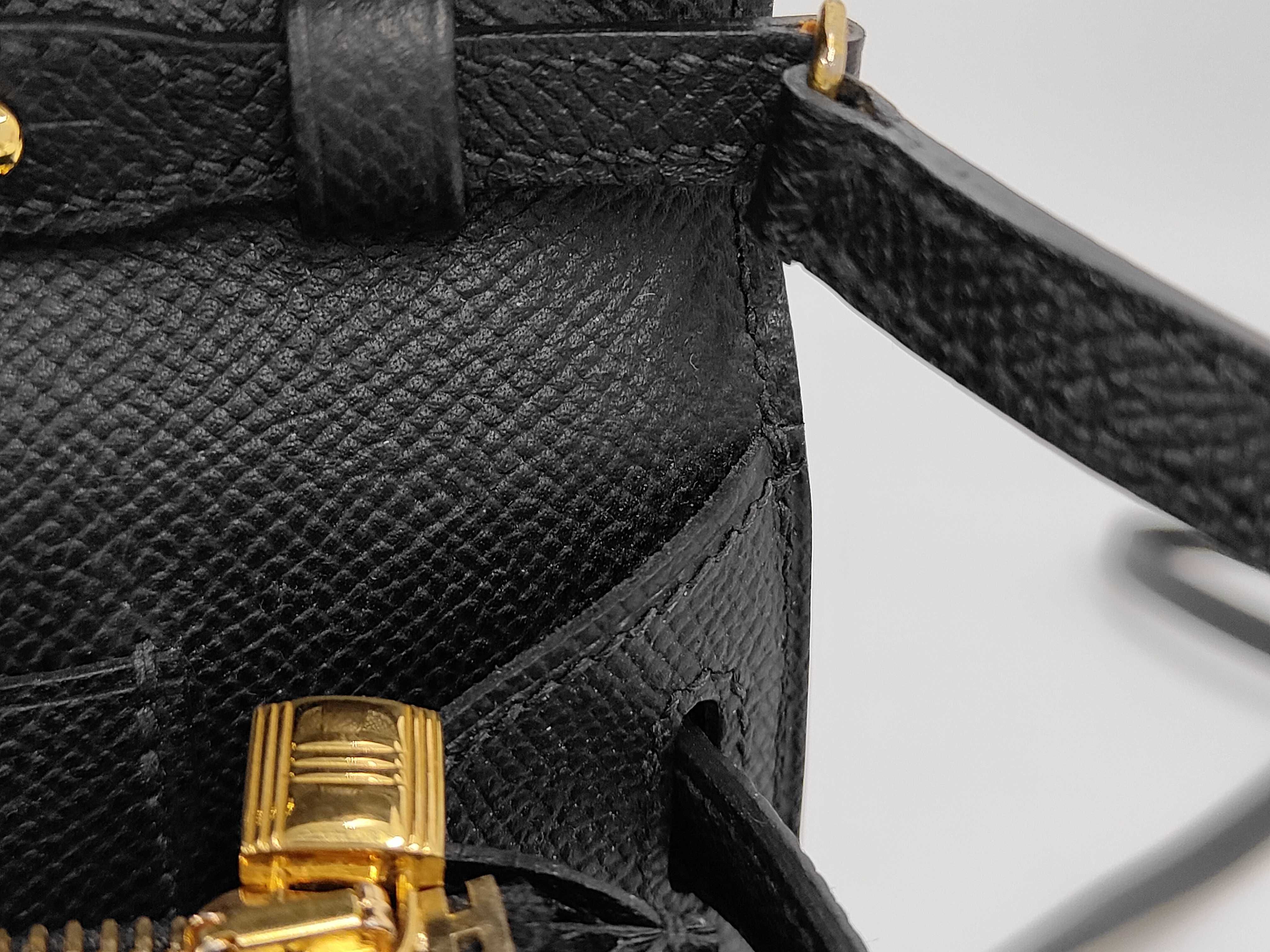 Kelly Long To Go Leather Black Shoulder Bag — view 9