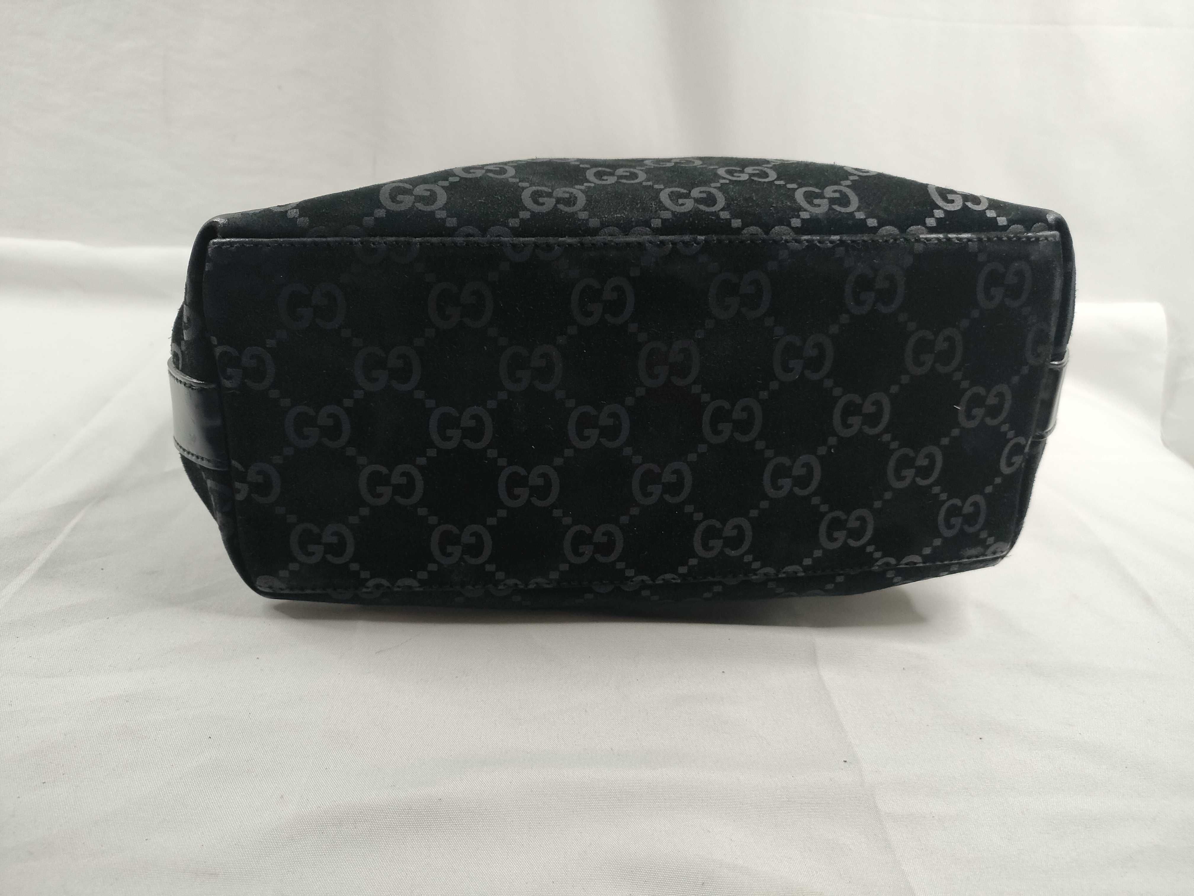 One-Shoulder Bag, Suede, Black Shoulder Bag — view 4