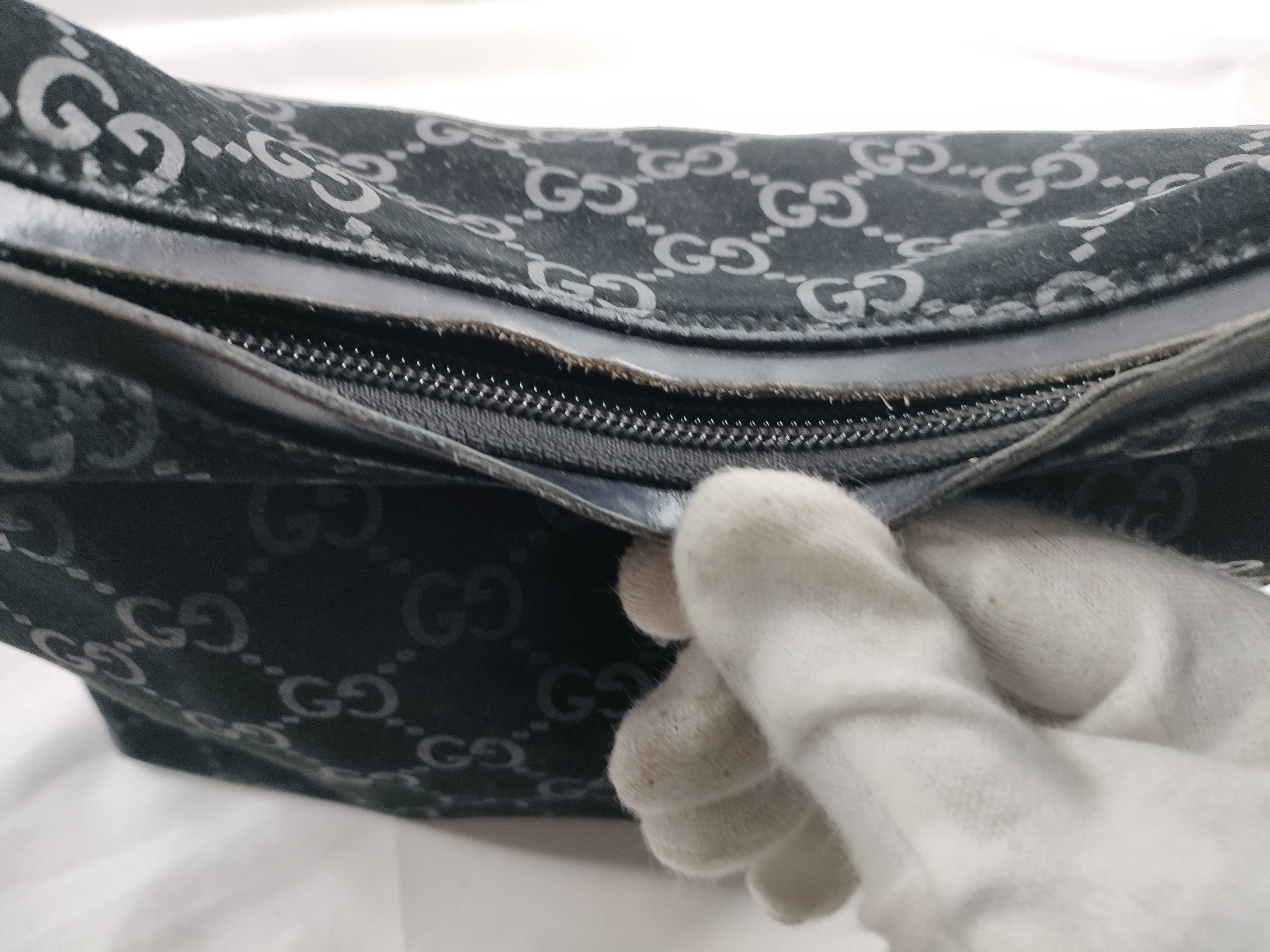One-Shoulder Bag, Suede, Black Shoulder Bag — view 9