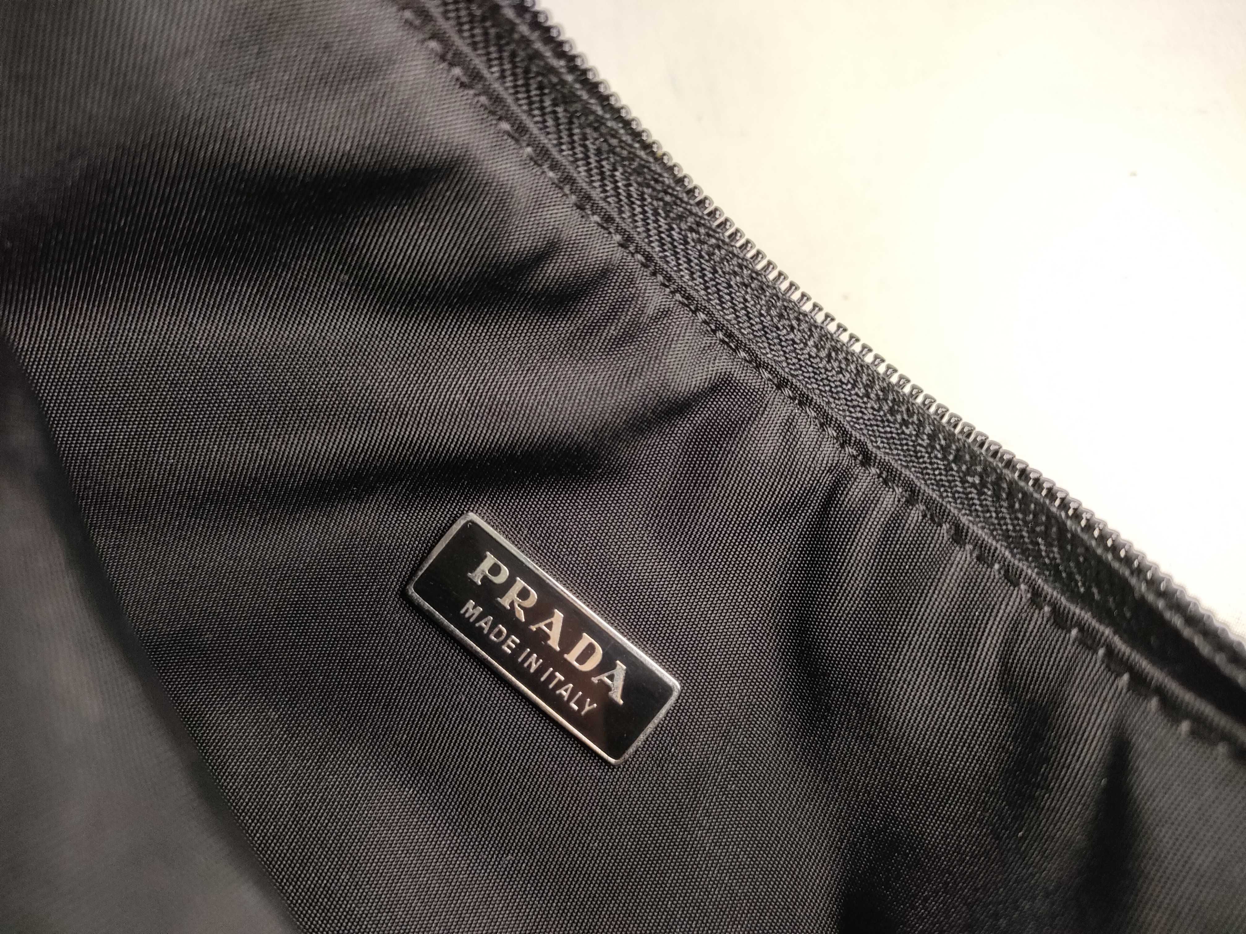 Nylon Prada Nylon Triangle Logo Handbag — view 11