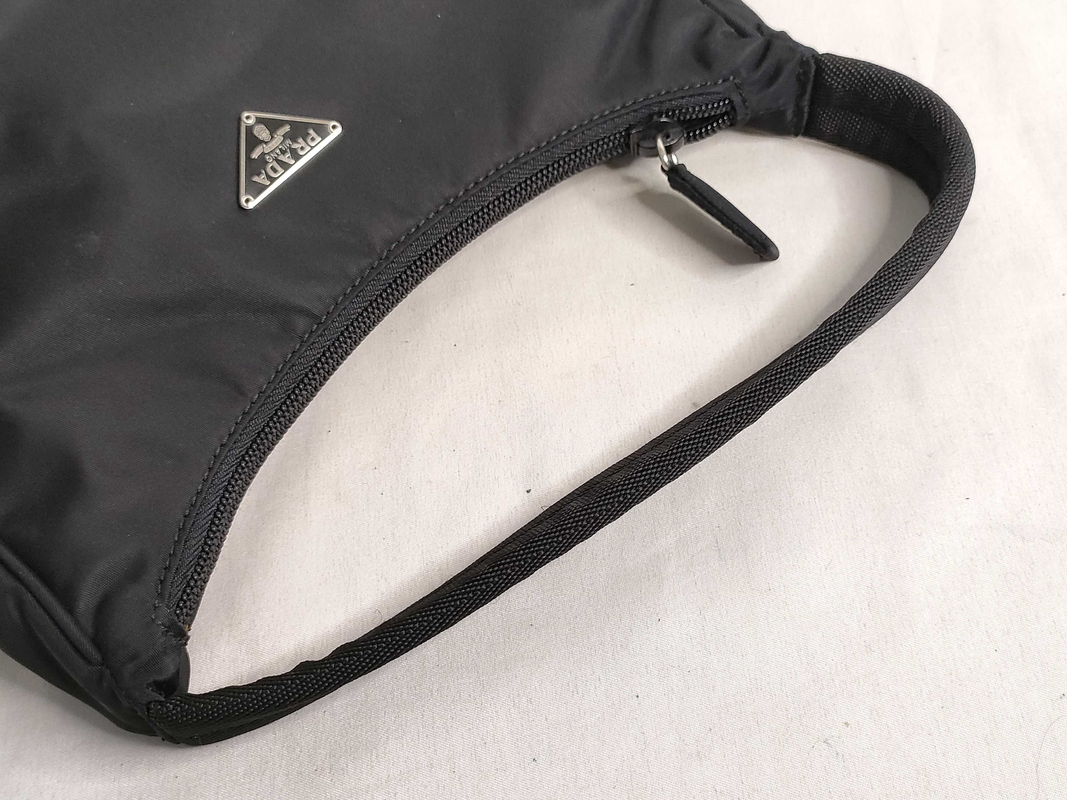 Nylon Prada Nylon Triangle Logo Handbag — view 3
