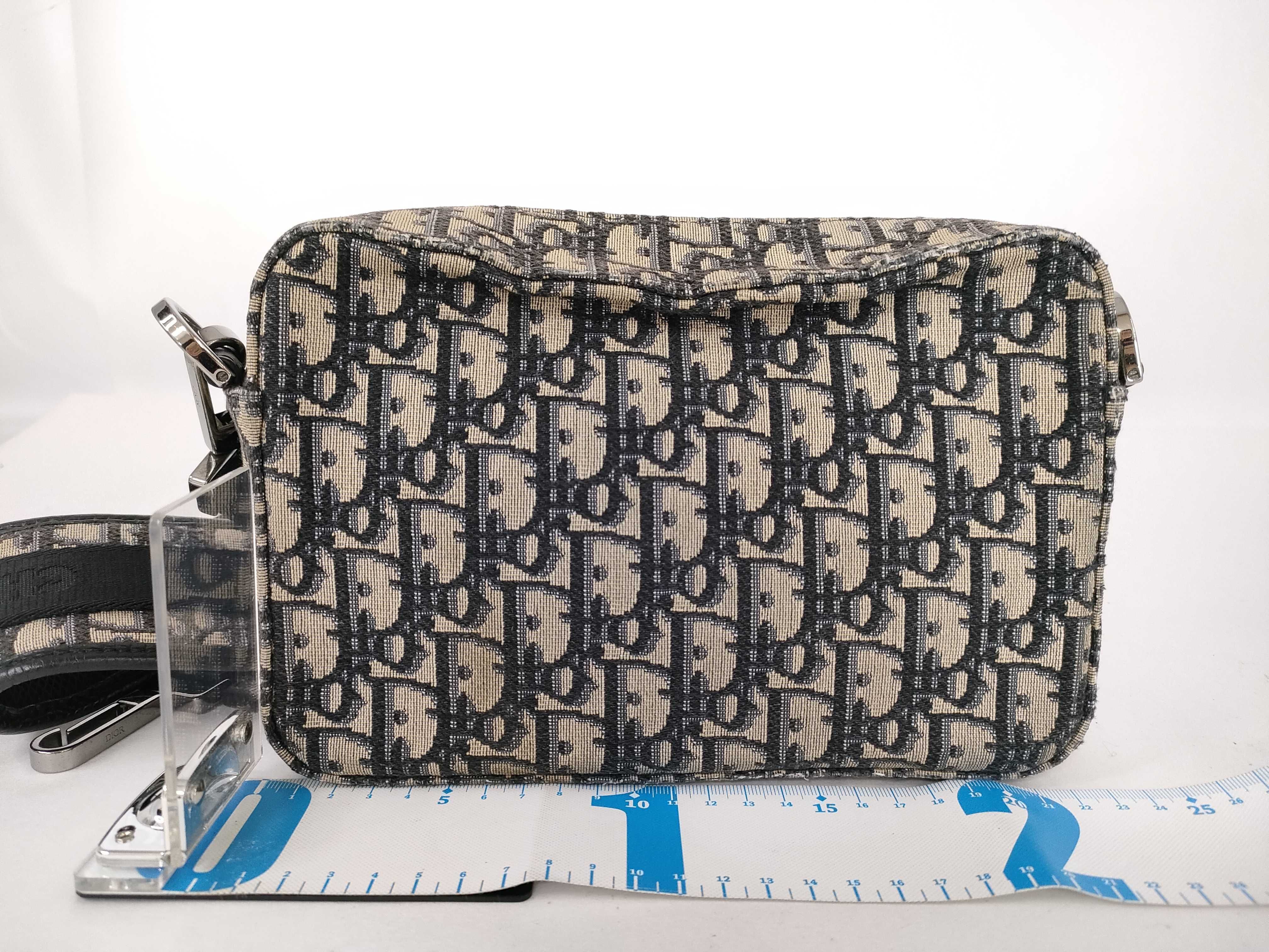 Trotter Oblique Shoulder Bag, Black — view 2