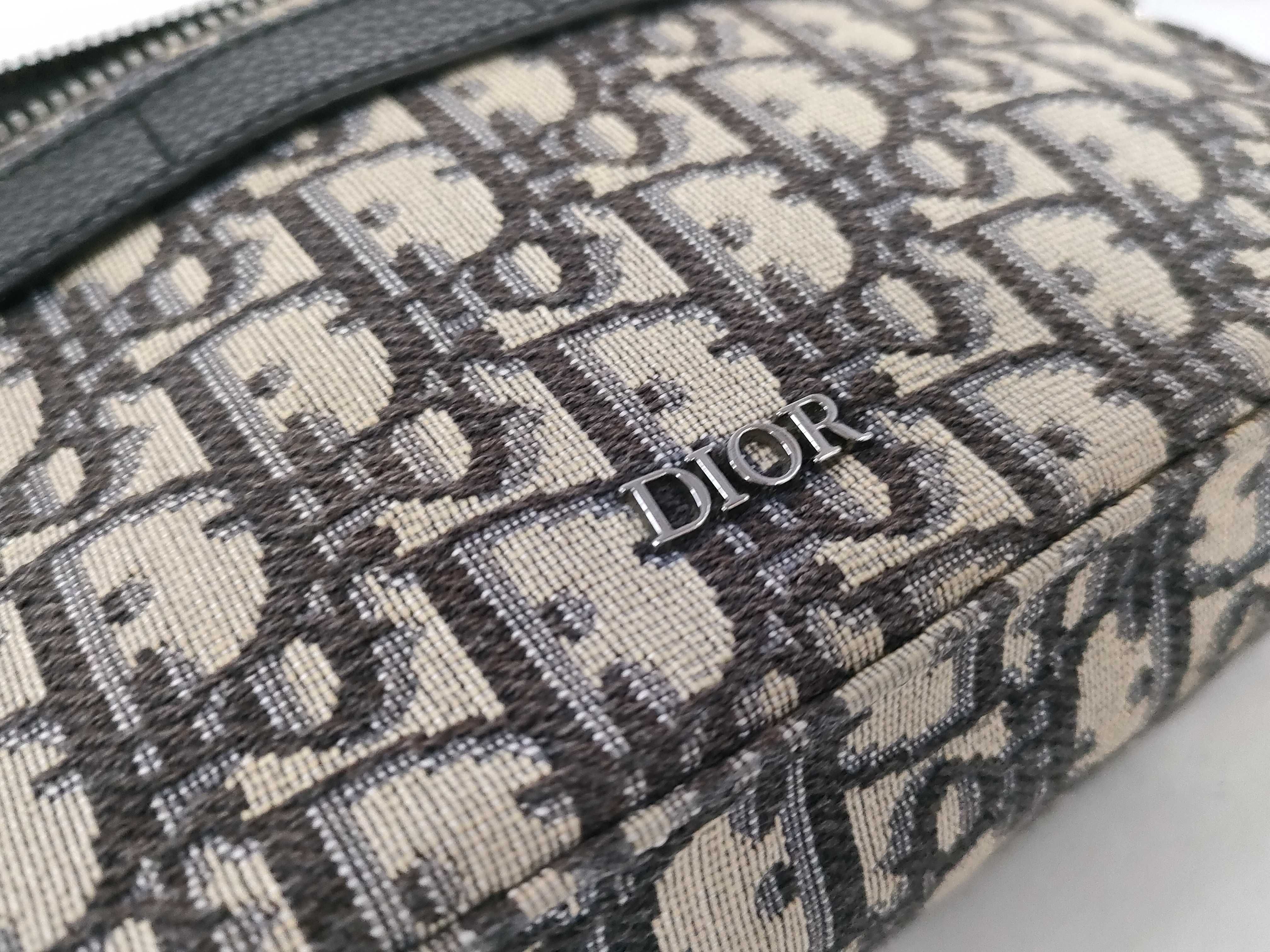 Trotter Oblique Shoulder Bag, Black — view 13