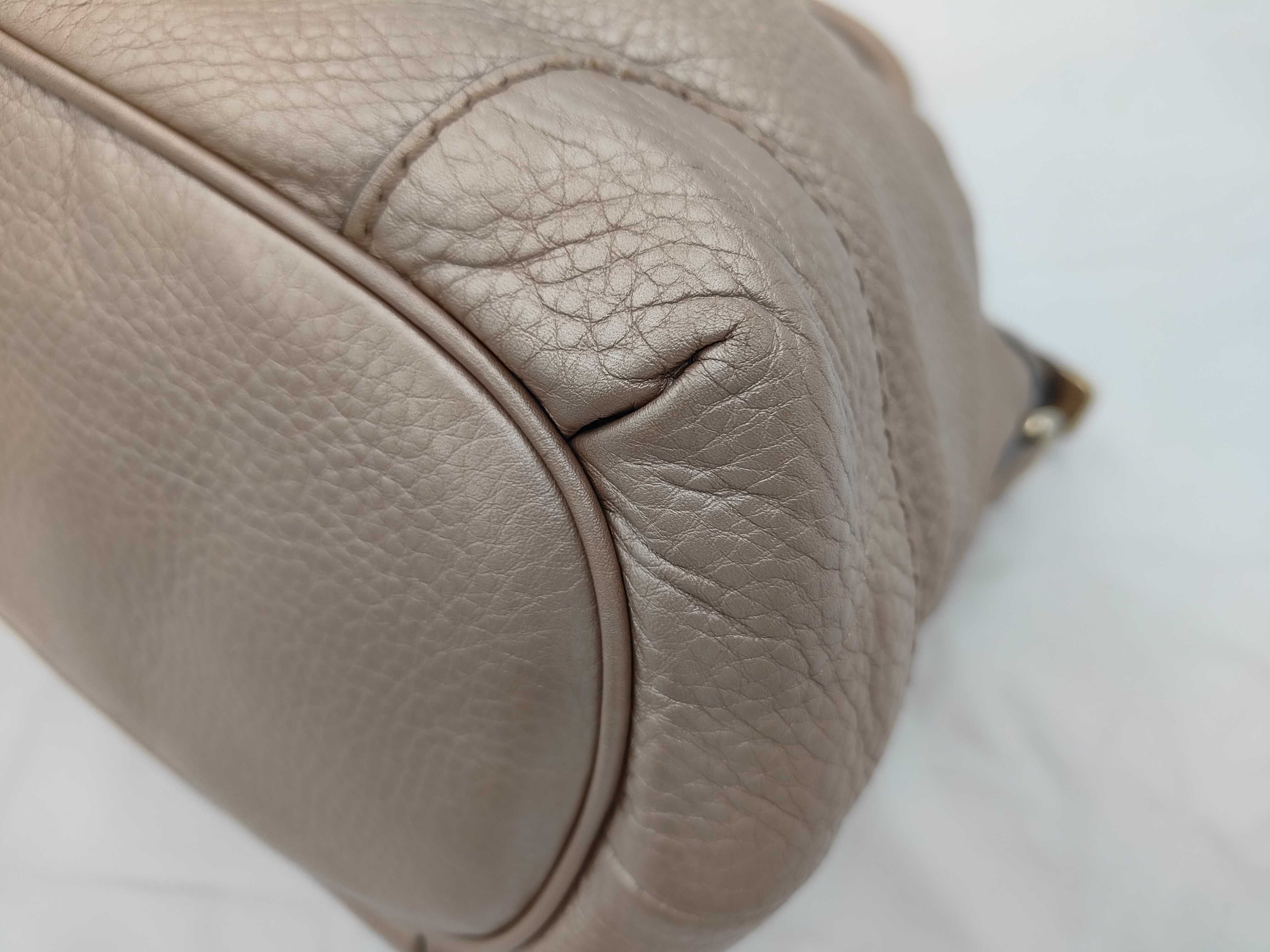 Leather 2-way Pink Gold Bag — view 6