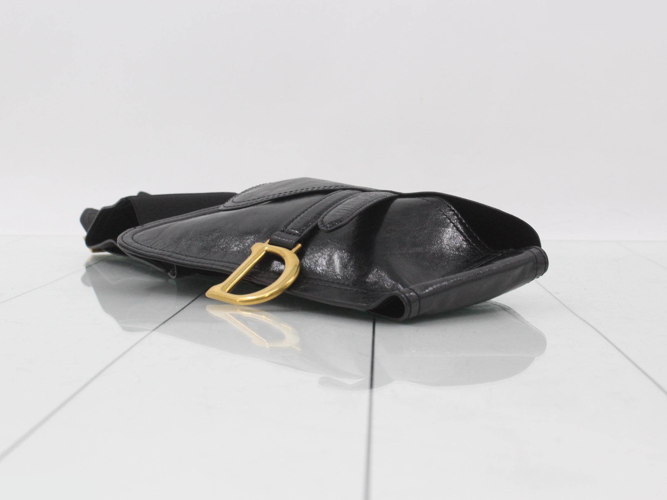 Unused saddle leather belt bag — view 6