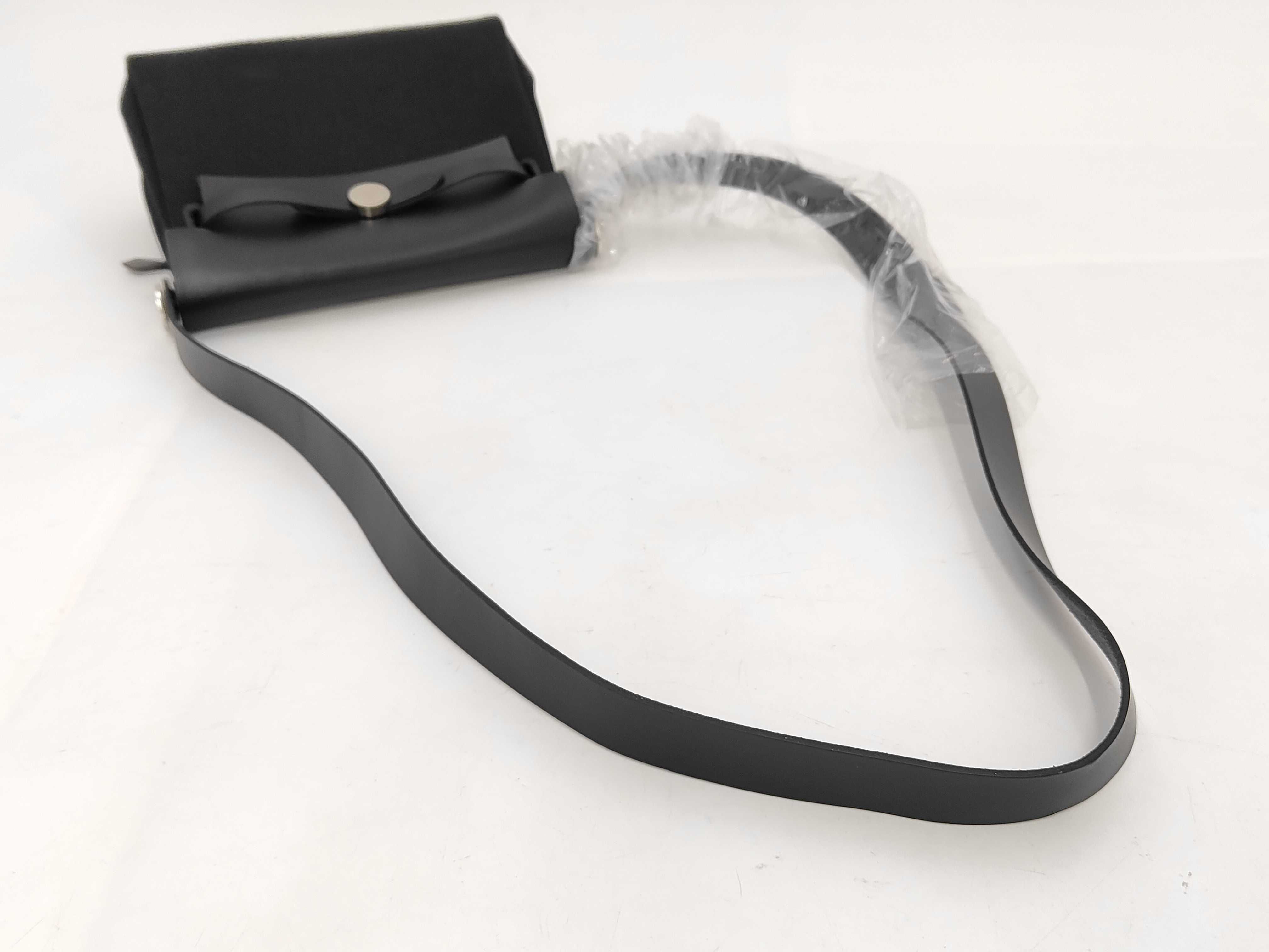 Herbag Zip Mini Black Toile/Vache Hunter Silver Hardware G Stamp Handbag — view 3