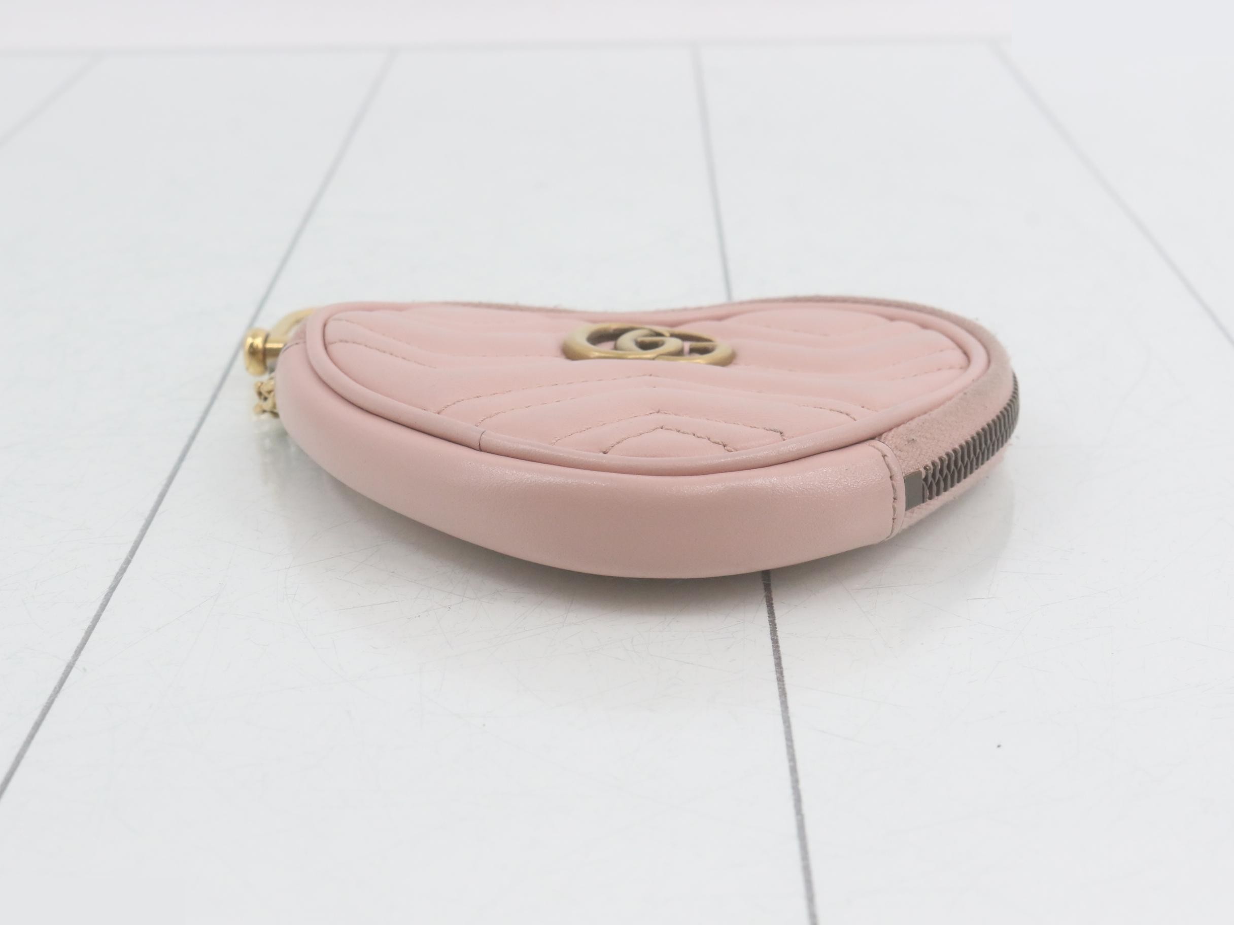 GG Marmont Heart Coin Case — view 3