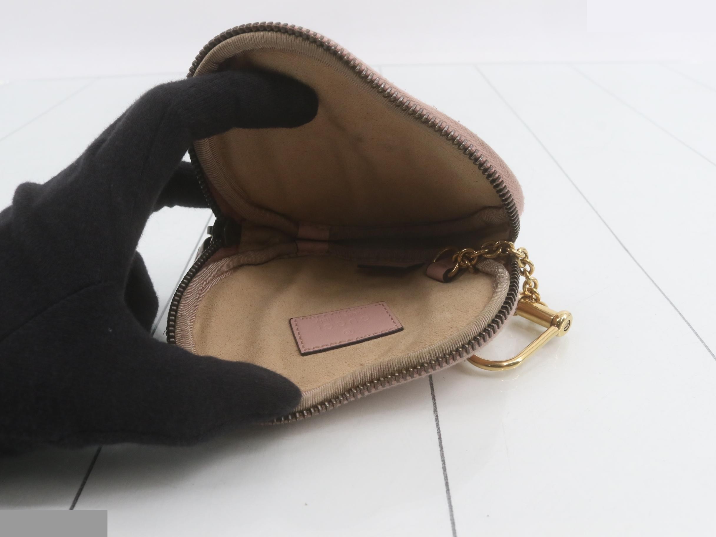 GG Marmont Heart Coin Case — view 4