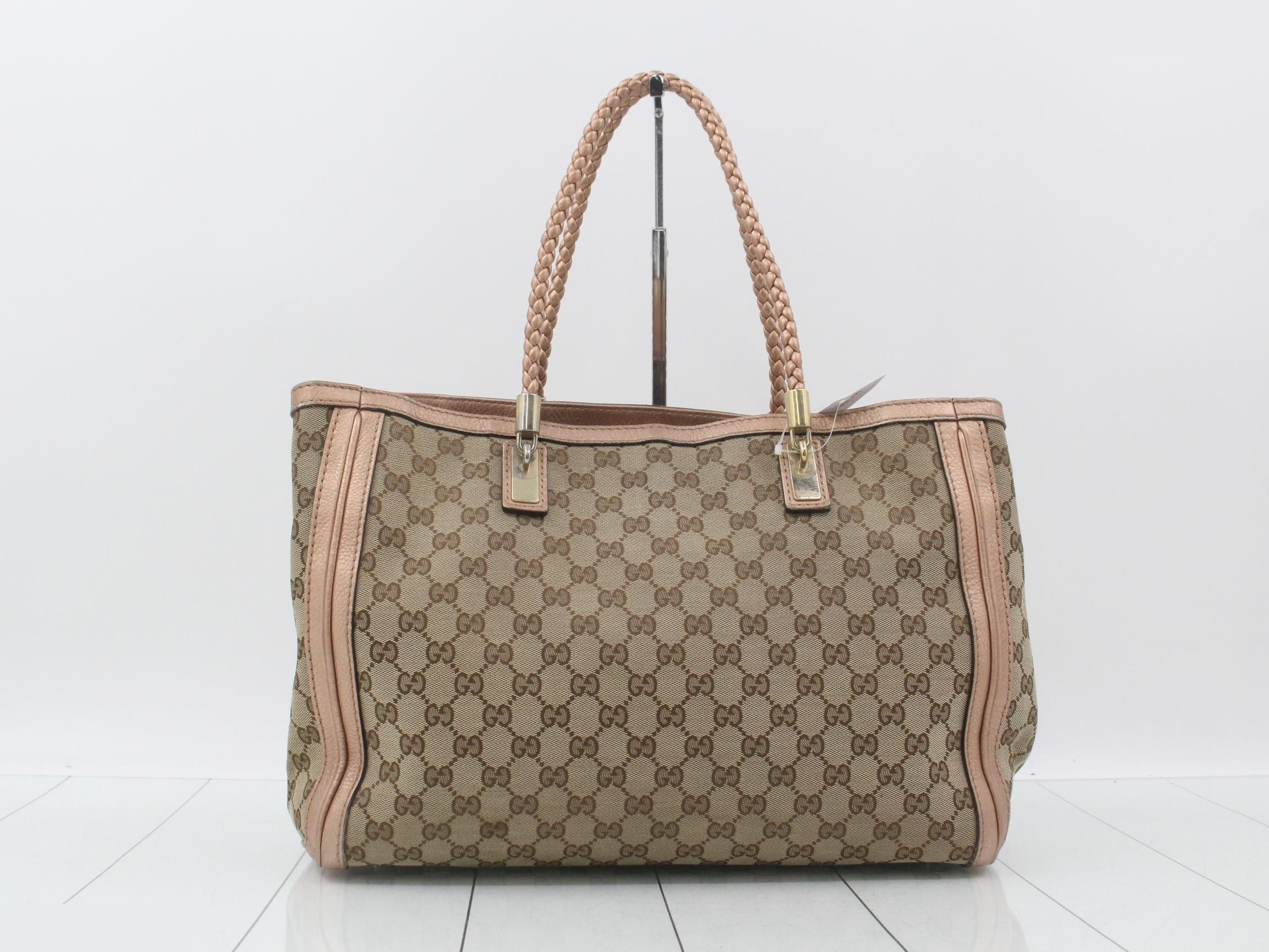 GG Canvas Tote Bag with Fringe — view 2