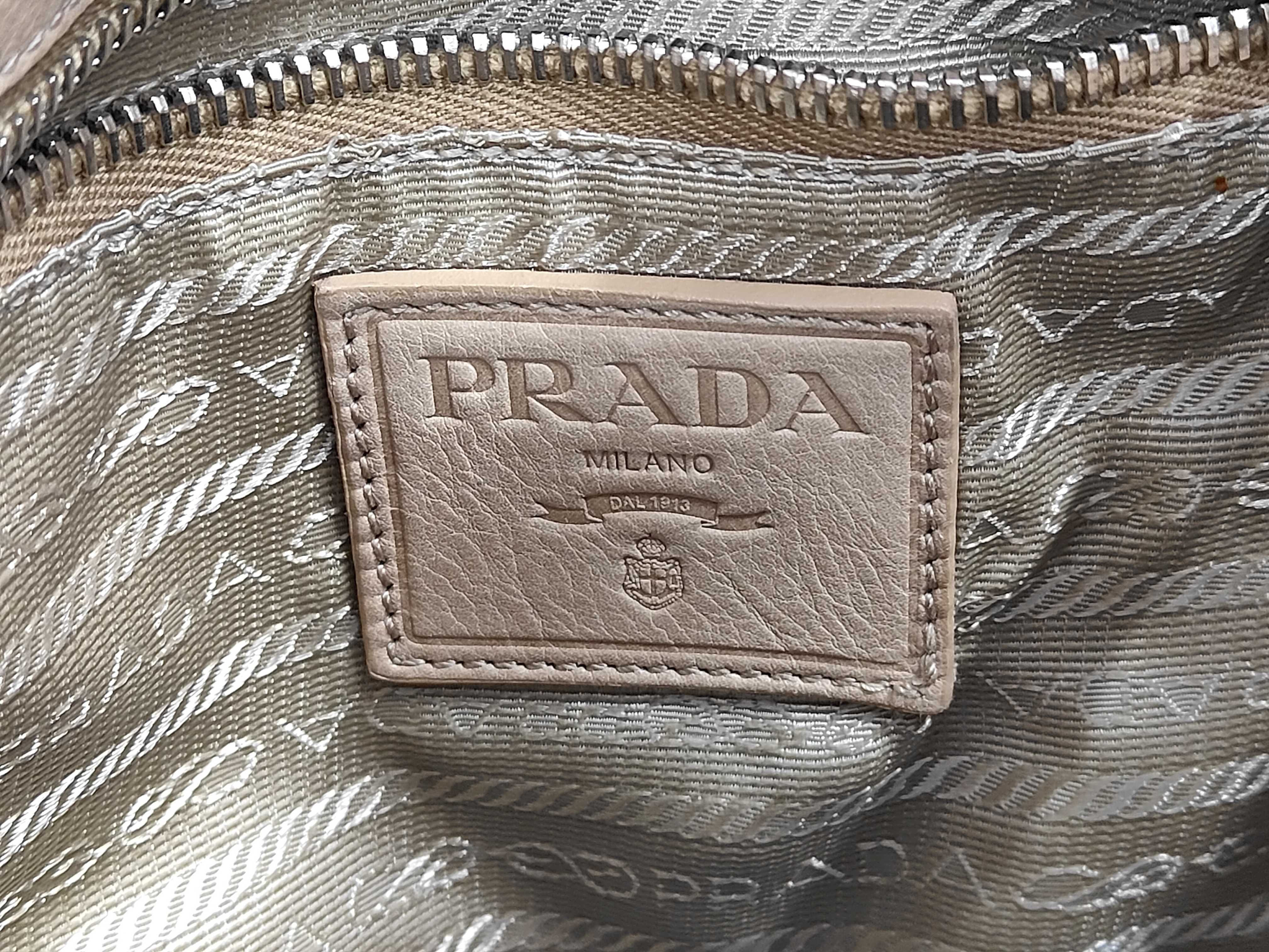 Nappa Stripe Leather Handbag — view 8