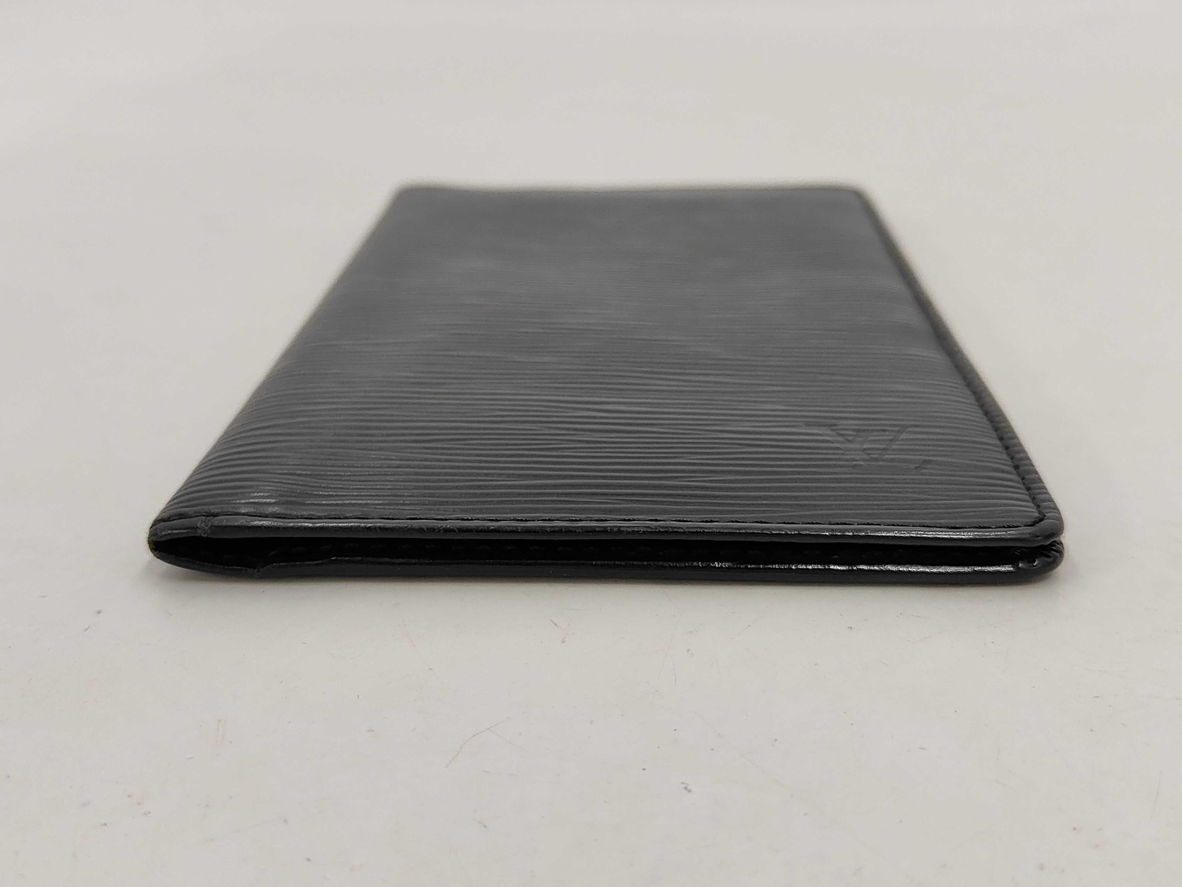 Epi Portefeuille Chequier Carte Credit Epi Noir Billfold — view 3