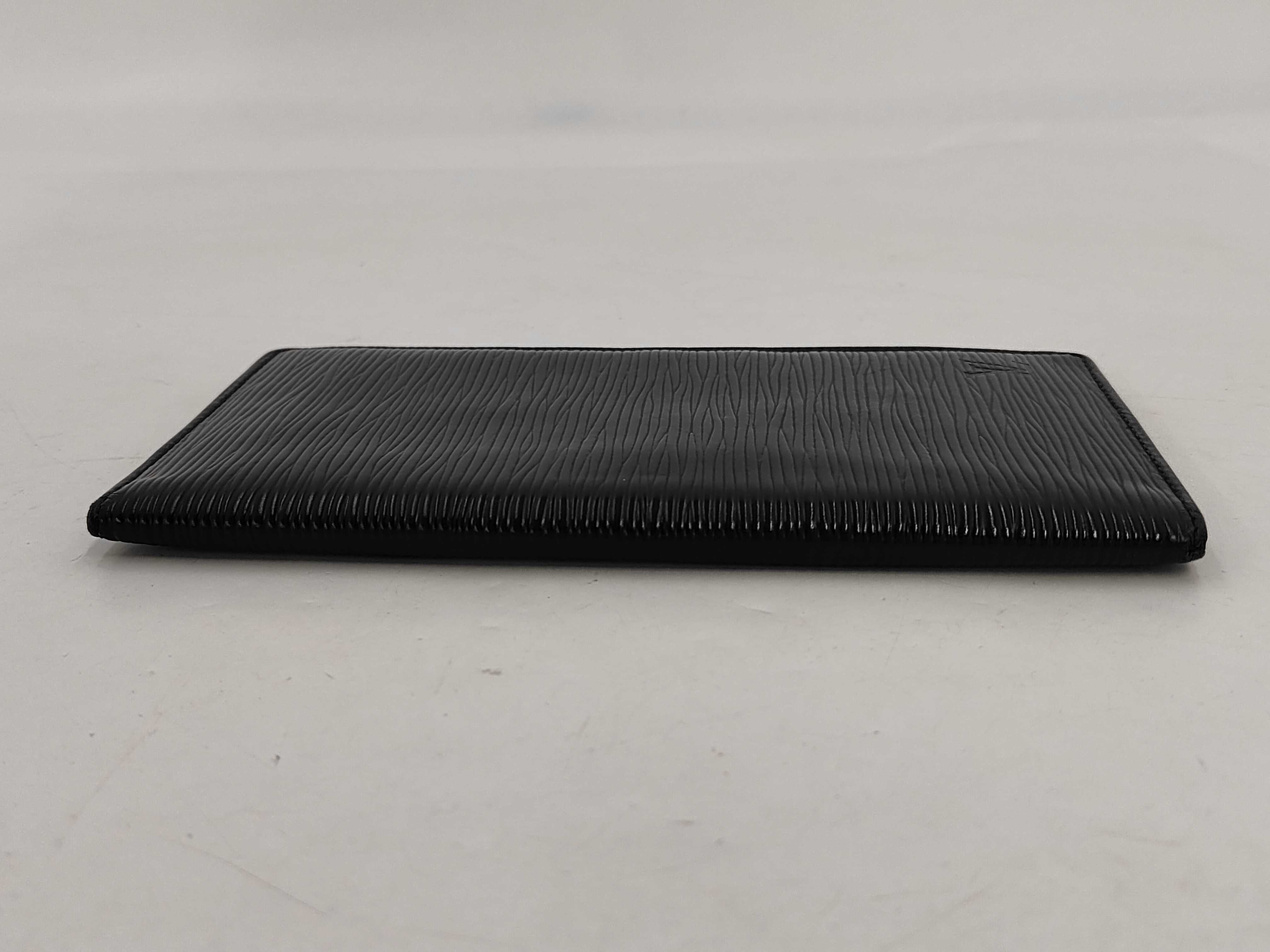 Epi Portefeuille Chequier Carte Credit Epi Noir Billfold — view 7