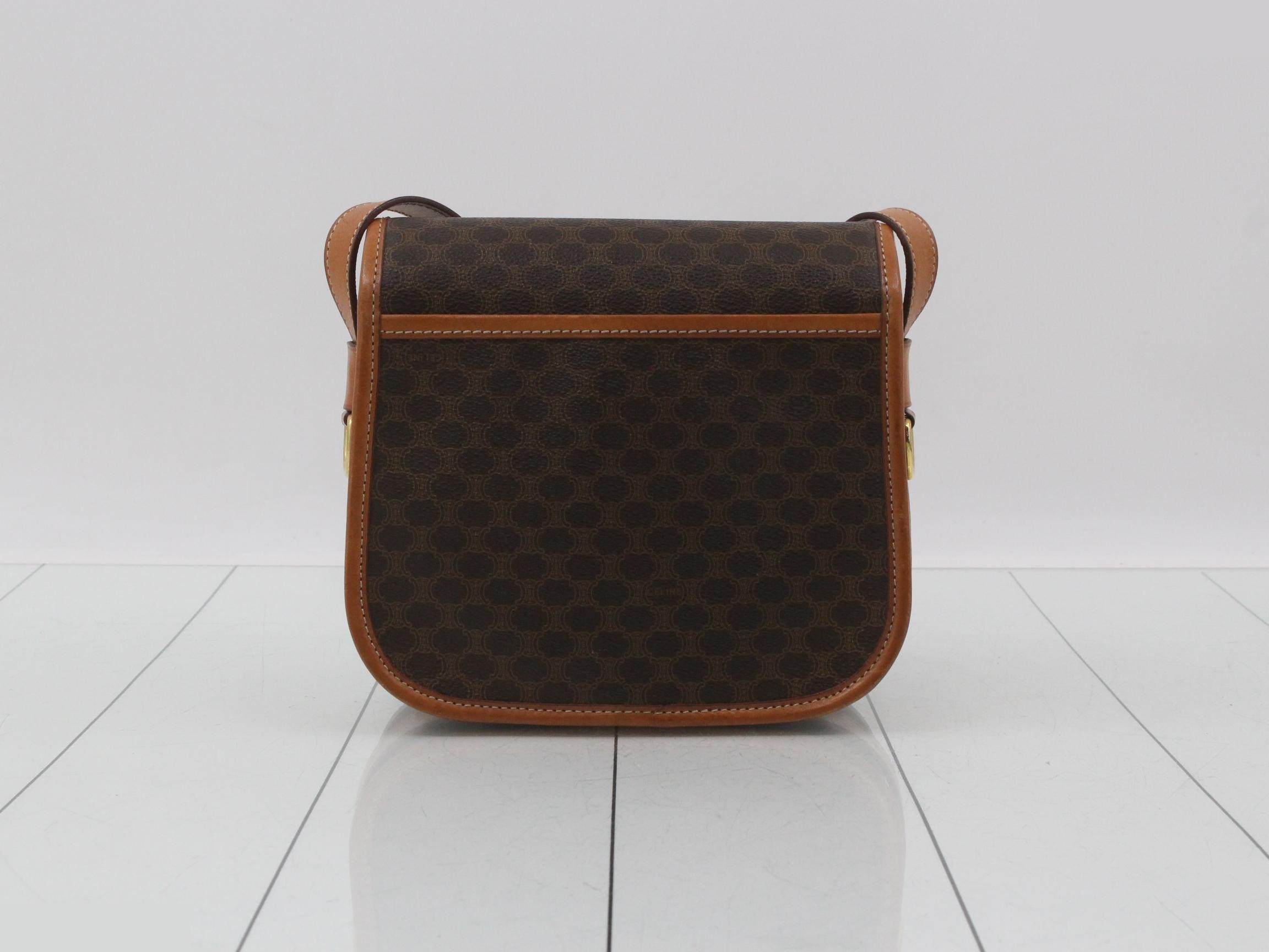 Macadam flap bag, brown, includes dust bag, 21 x 18 x 8 cm — view 2