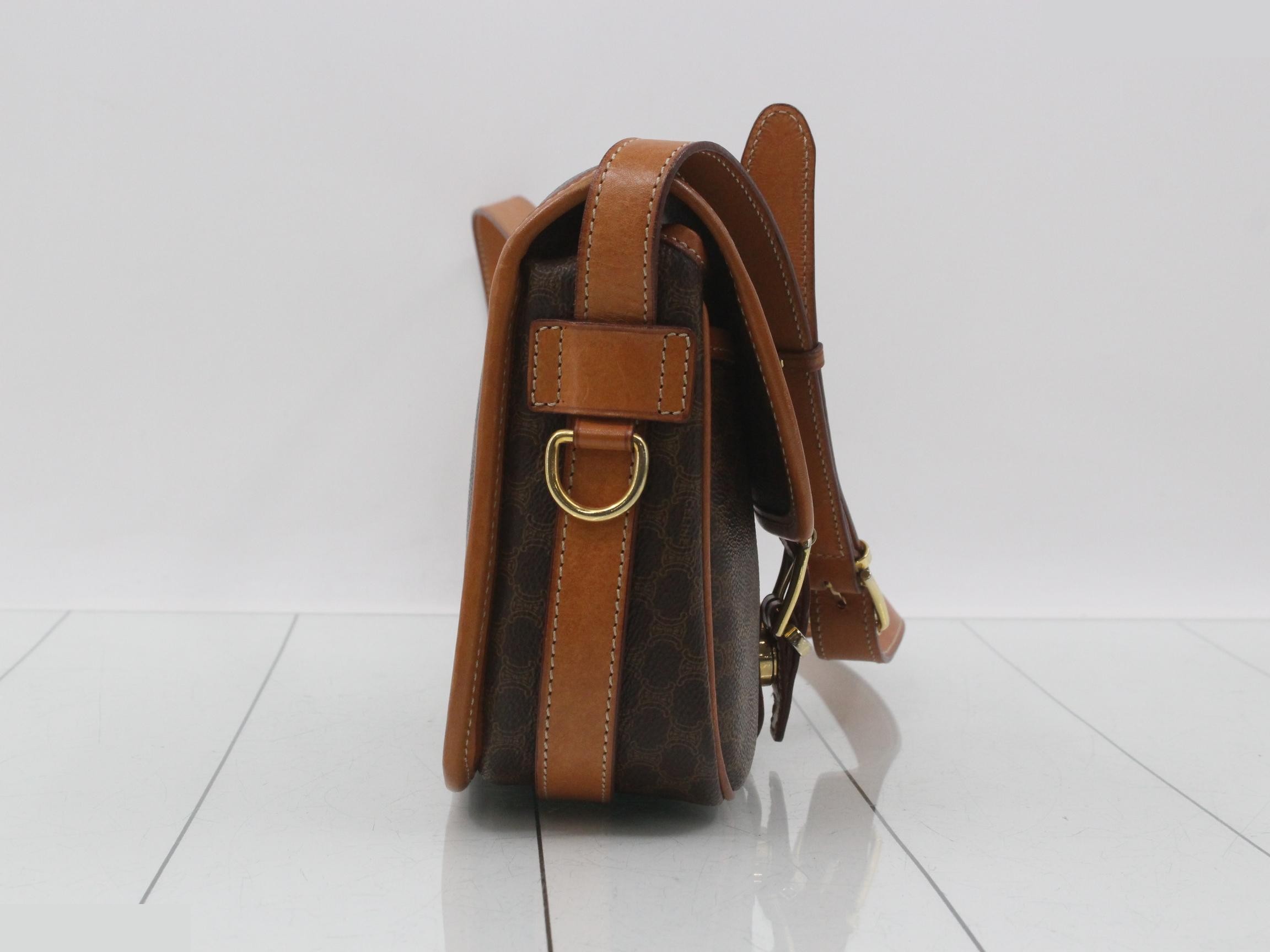 Macadam flap bag, brown, includes dust bag, 21 x 18 x 8 cm — view 4