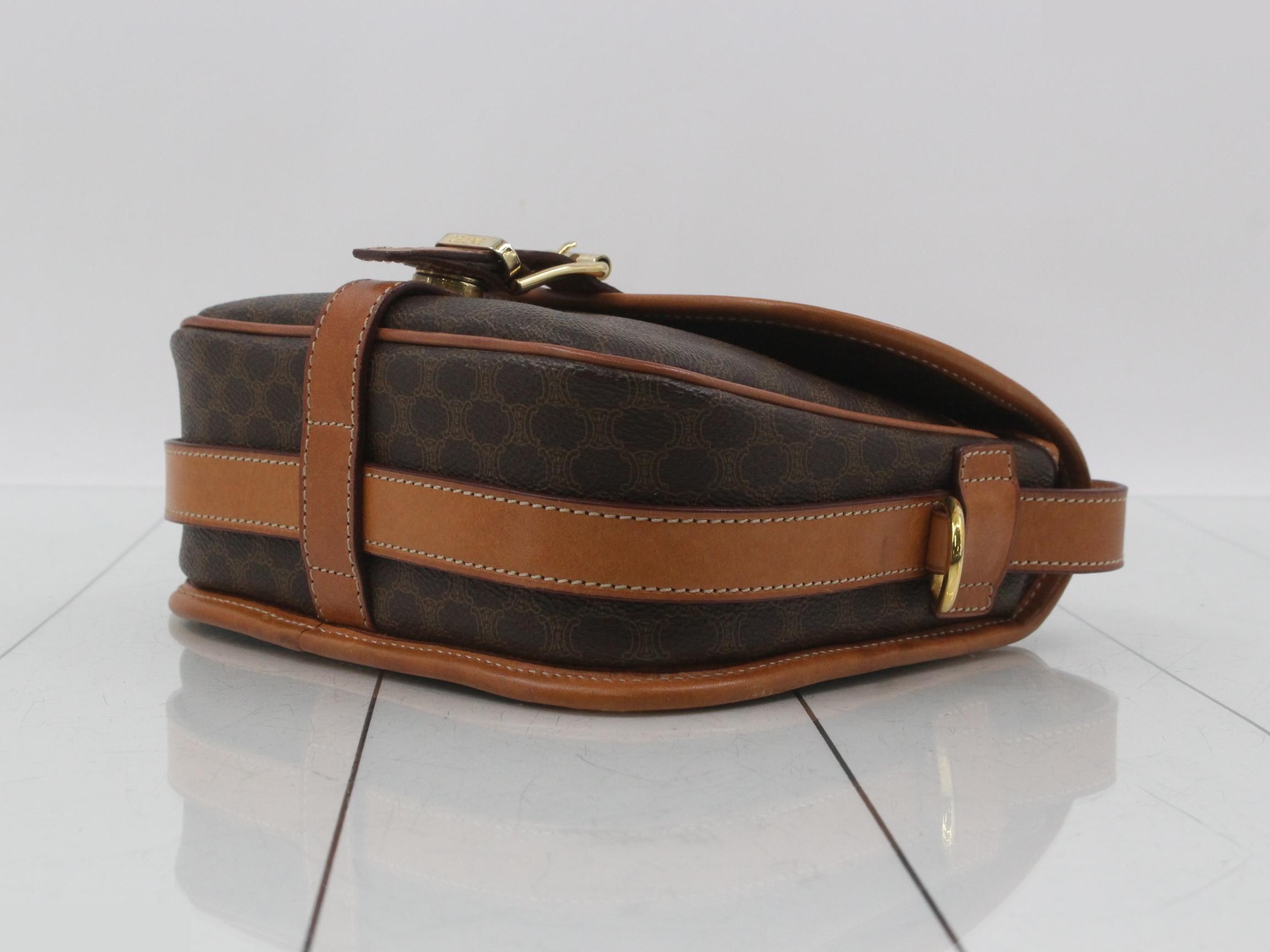 Macadam flap bag, brown, includes dust bag, 21 x 18 x 8 cm — view 6