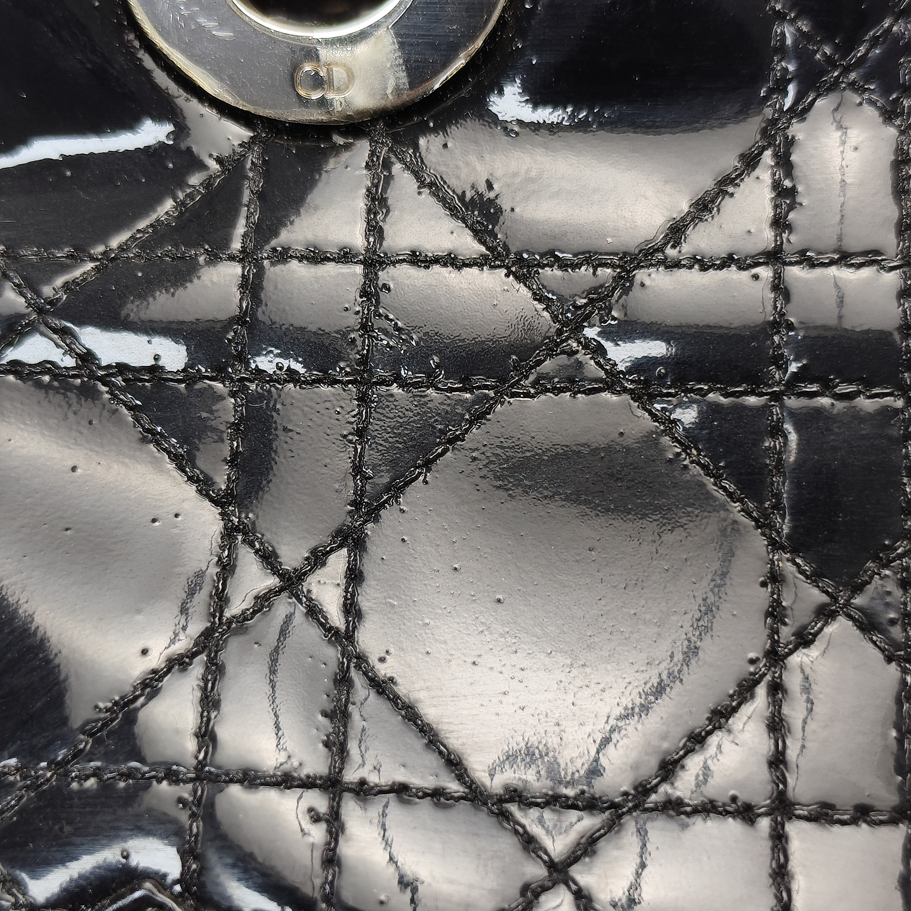 【*Shipped from: China*】Dior Lady Patent Leather Handbag — view 12