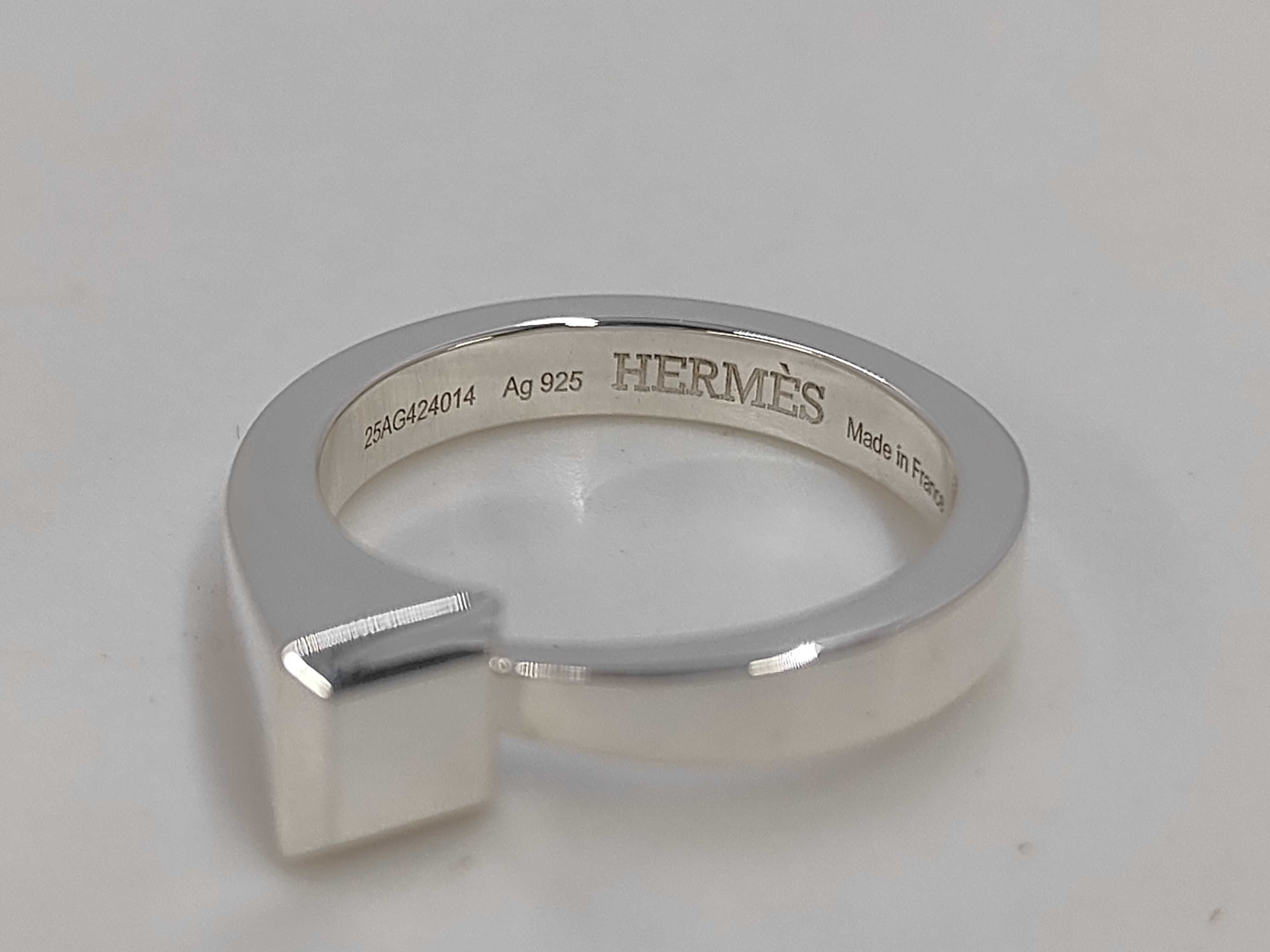 Ring Clou de Forge PM Sterling Silver 925 Size 58 7.4g Ring — view 3
